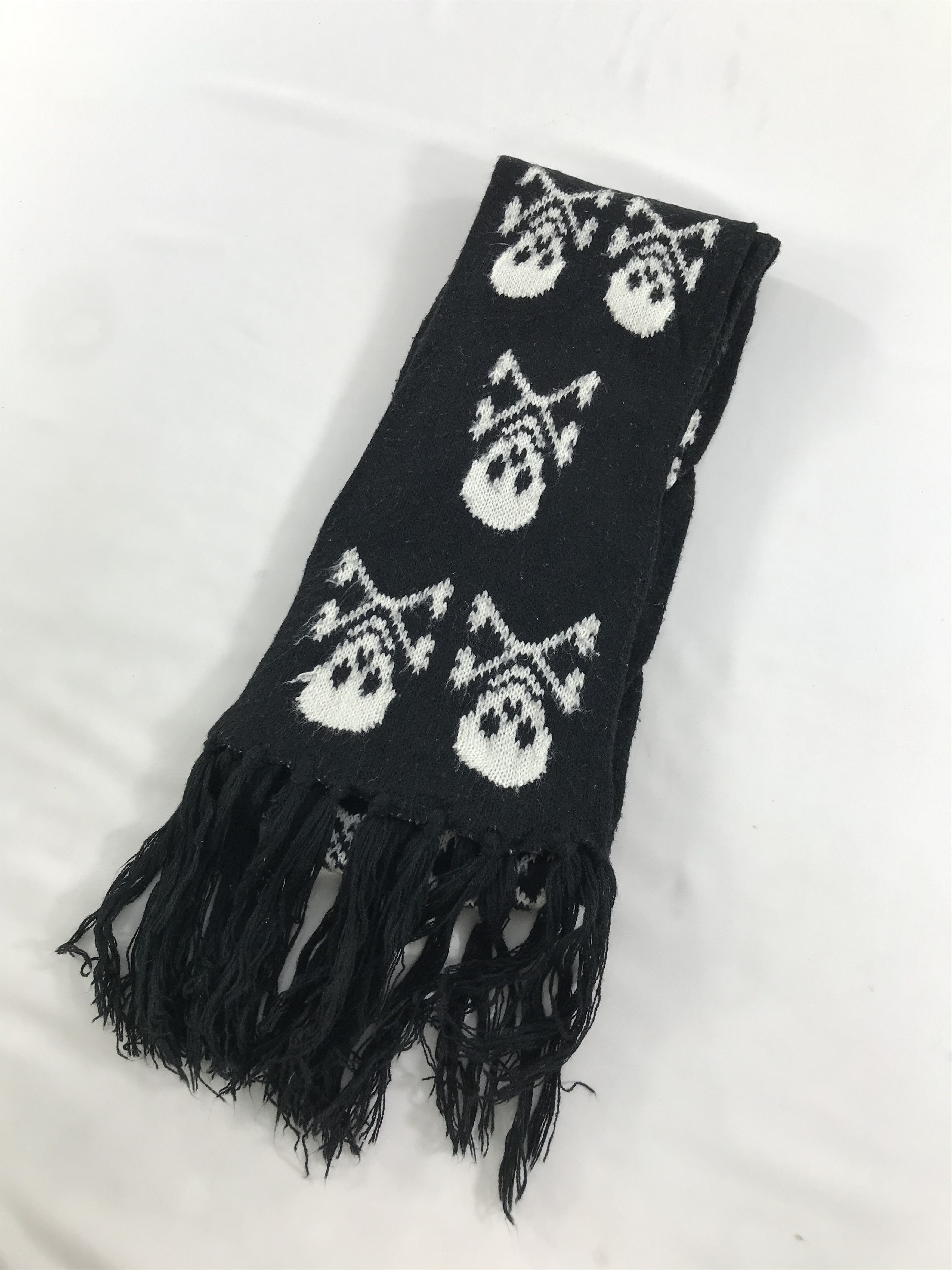 Seditionaries Skulls Scarf Muffler Wool Neckgear Neck Warmer V30 Size ONE SIZE - 3 Thumbnail