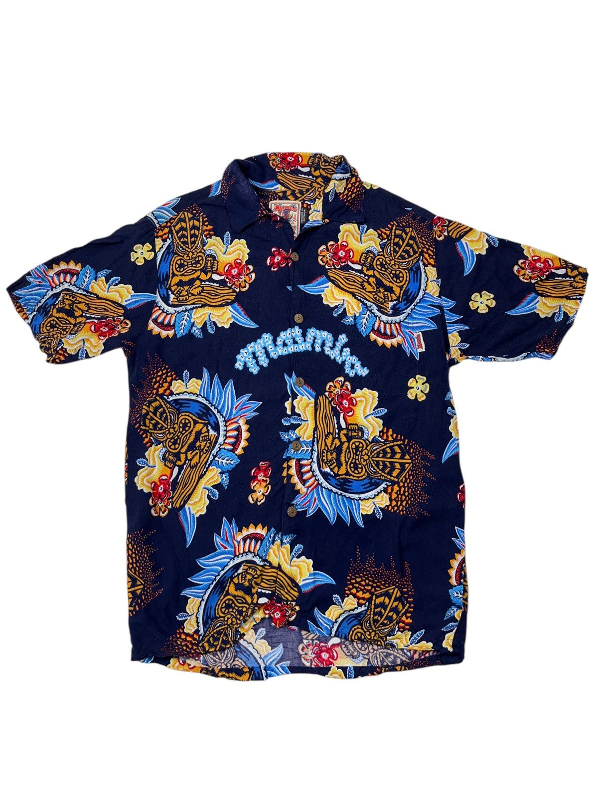 Mambo Vintage Mambo Loud Shirts Button Up Shirt Hawaii Native Size US S / EU 44-46 / 1 - 1 Thumbnail