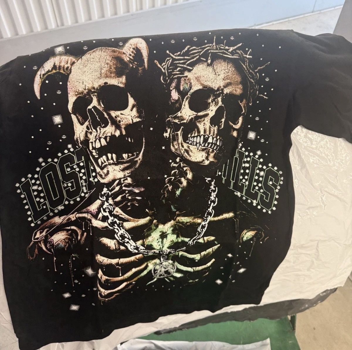 Lost hills Lost Hills DoubleSkull T Shirt Size US S / EU 44-46 / 1 - 6 Thumbnail