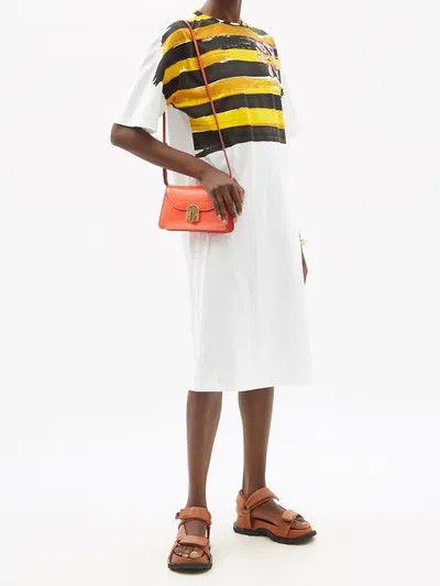 Marni o1y1025 Midi Dress in Multicolor Size S / US 4 / IT 40 - 4 Thumbnail