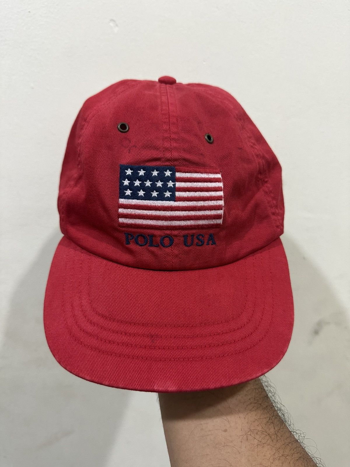 Polo Ralph Lauren VTG POLO USA RL Hat Size ONE SIZE - 2 Thumbnail