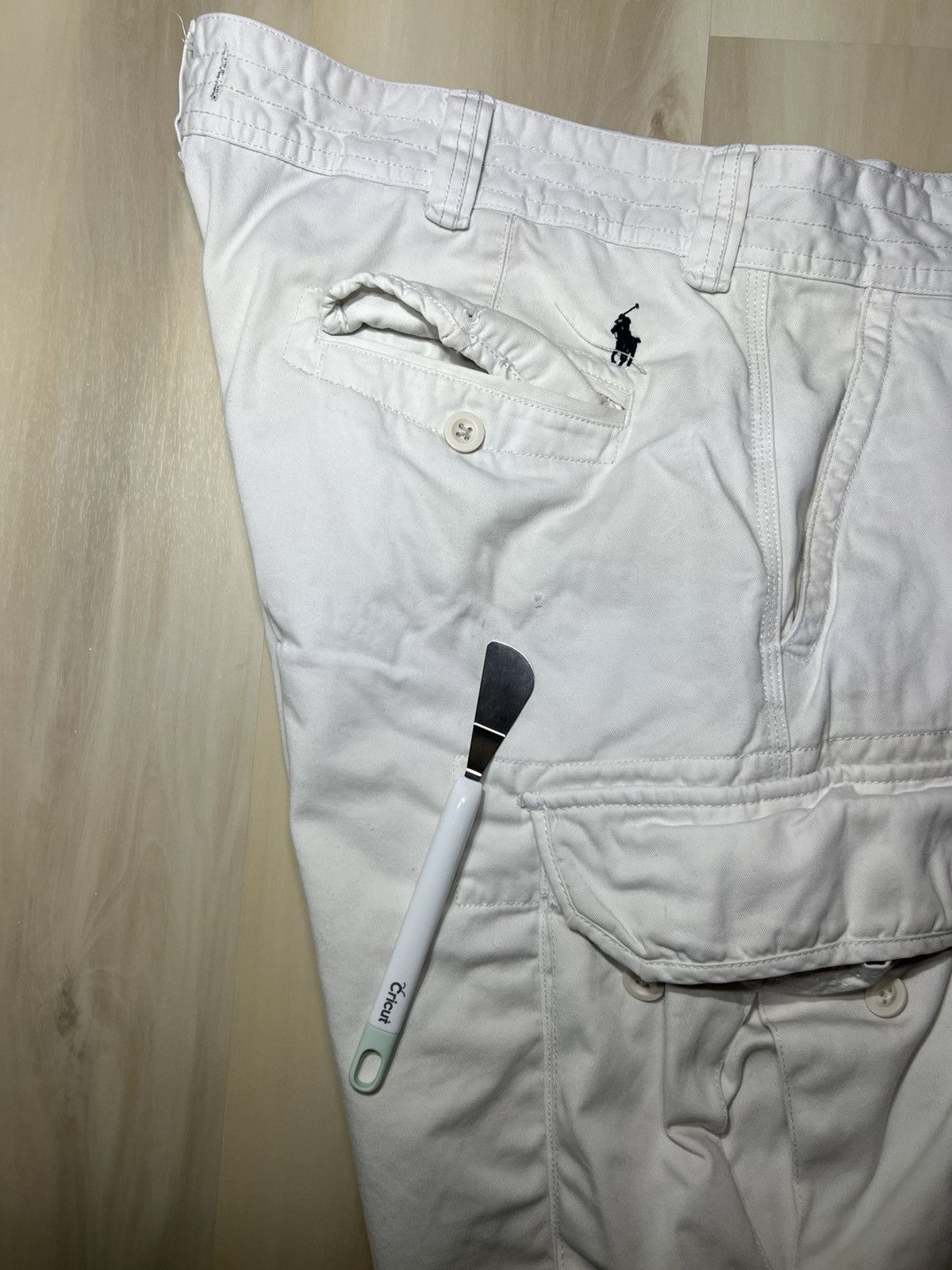 Polo Ralph Lauren Polo Ralph Lauren Shorts sz 42 White Cargo Pockets Utility Size US 42 / EU 58 - 9 Thumbnail