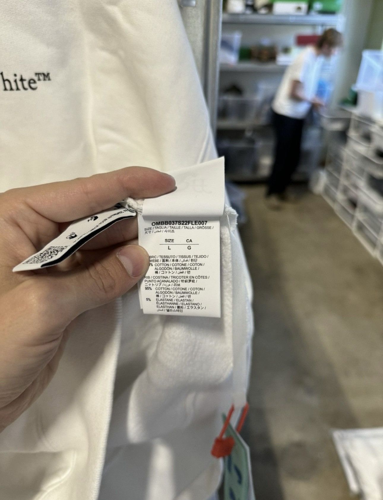 Off-White Off-White Caravaggio Crowning Hoodie NEW 800$ Size US L / EU 52-54 / 3 - 7 Thumbnail