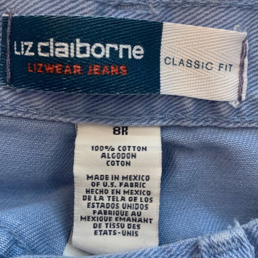 Liz Claiborne VINTAGE Liz Claiborne Mom Jeans Classic Fit Size 8 waist 29" Size 30" / US 8 / IT 44 - 5 Thumbnail