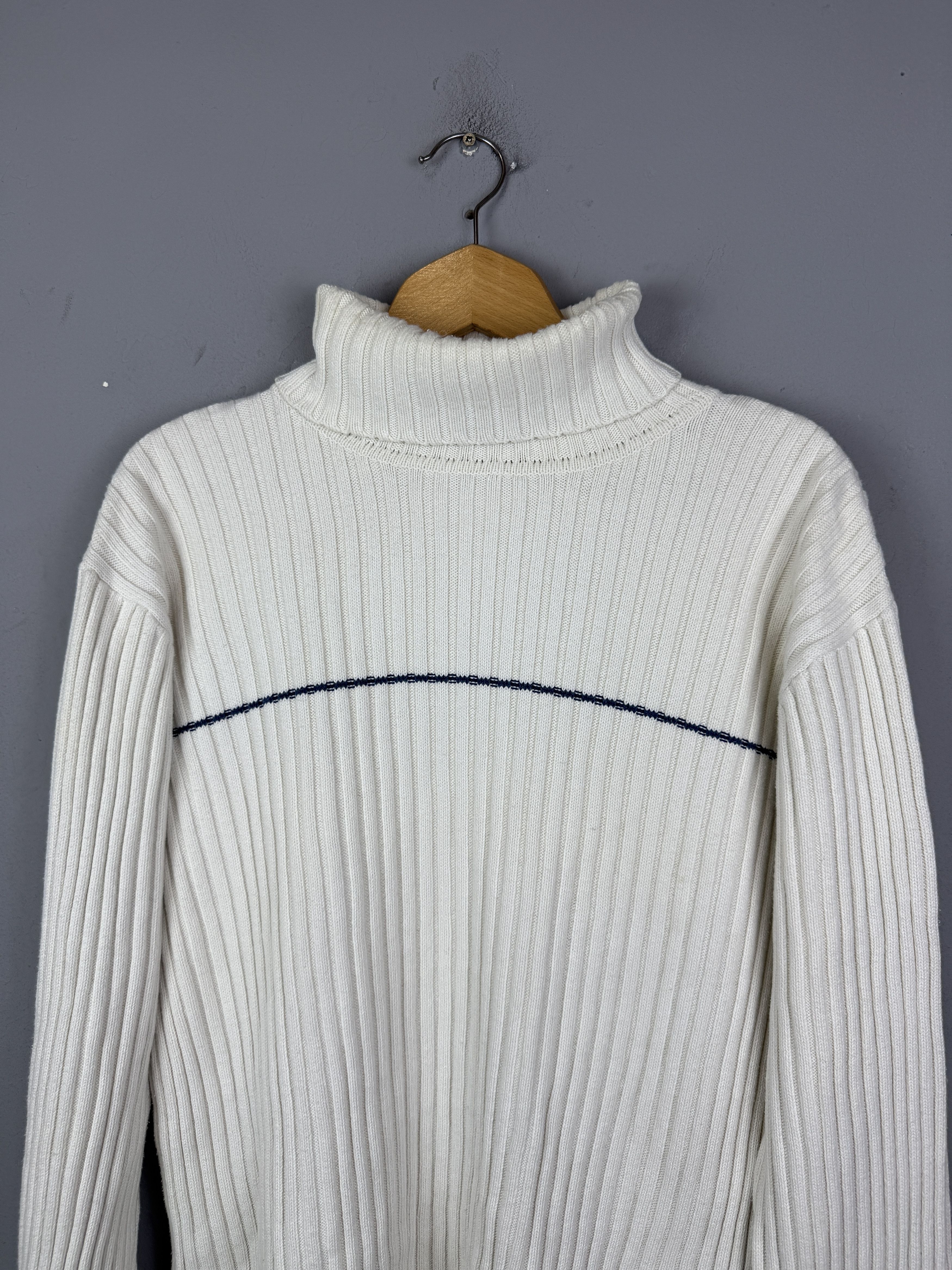Designer × Tommy Hilfiger × Vintage Tommy Hilfiger Vintage Knit Sweater High Neck Oldmoney Size US L / EU 52-54 / 3 - 2 Thumbnail