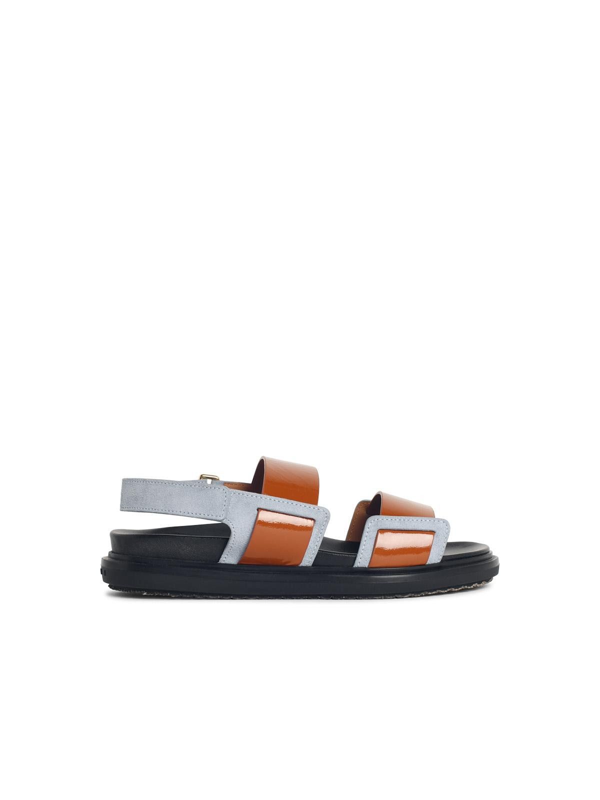 Marni MARNI 'Fussbett' Light Blue Leather Sandals Size US 9 / IT 39 - 1 Thumbnail