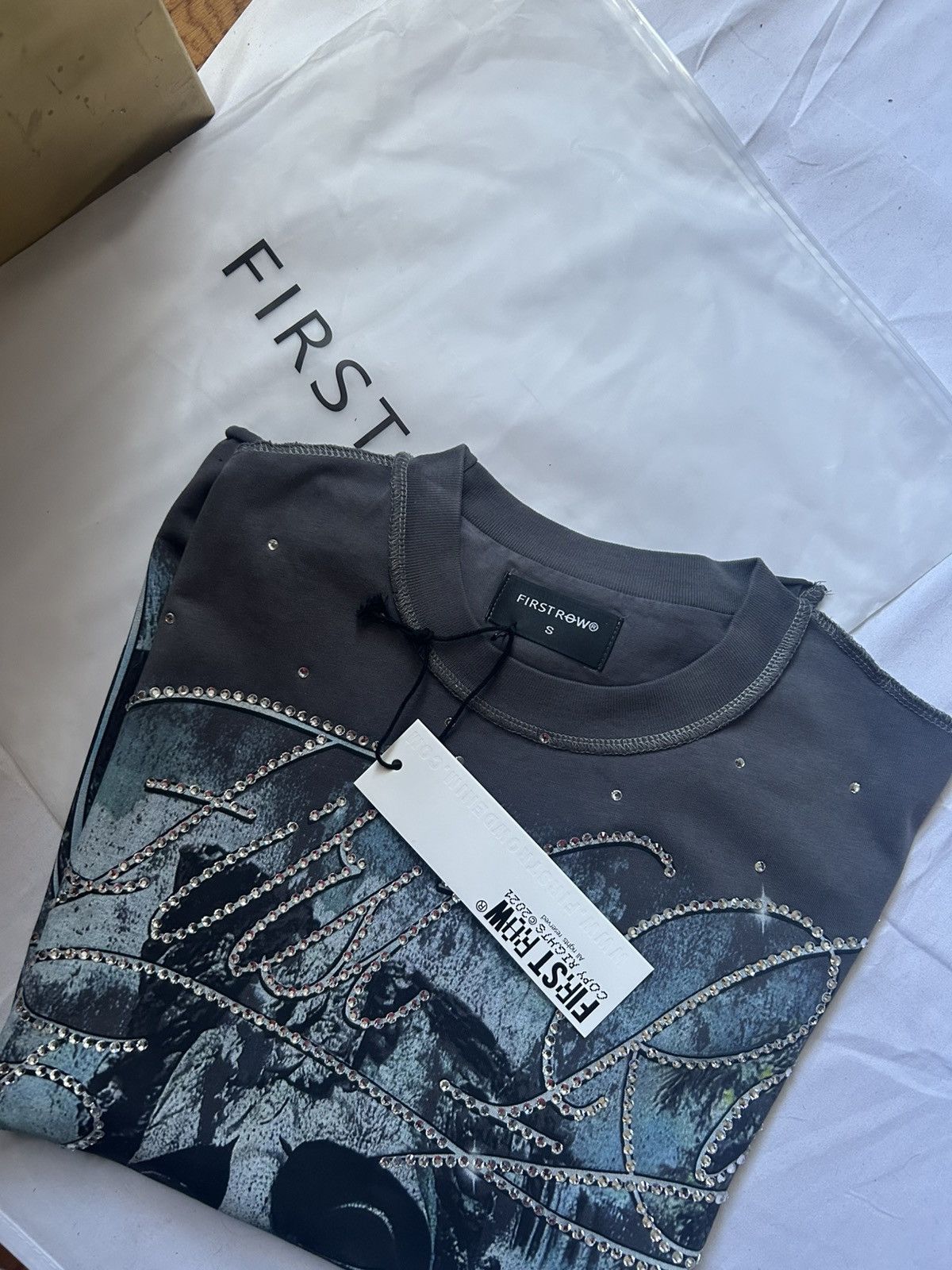 Other First Row Mount Rushmore Rhinestone T-Shirt Size US S / EU 44-46 / 1 - 1 Thumbnail