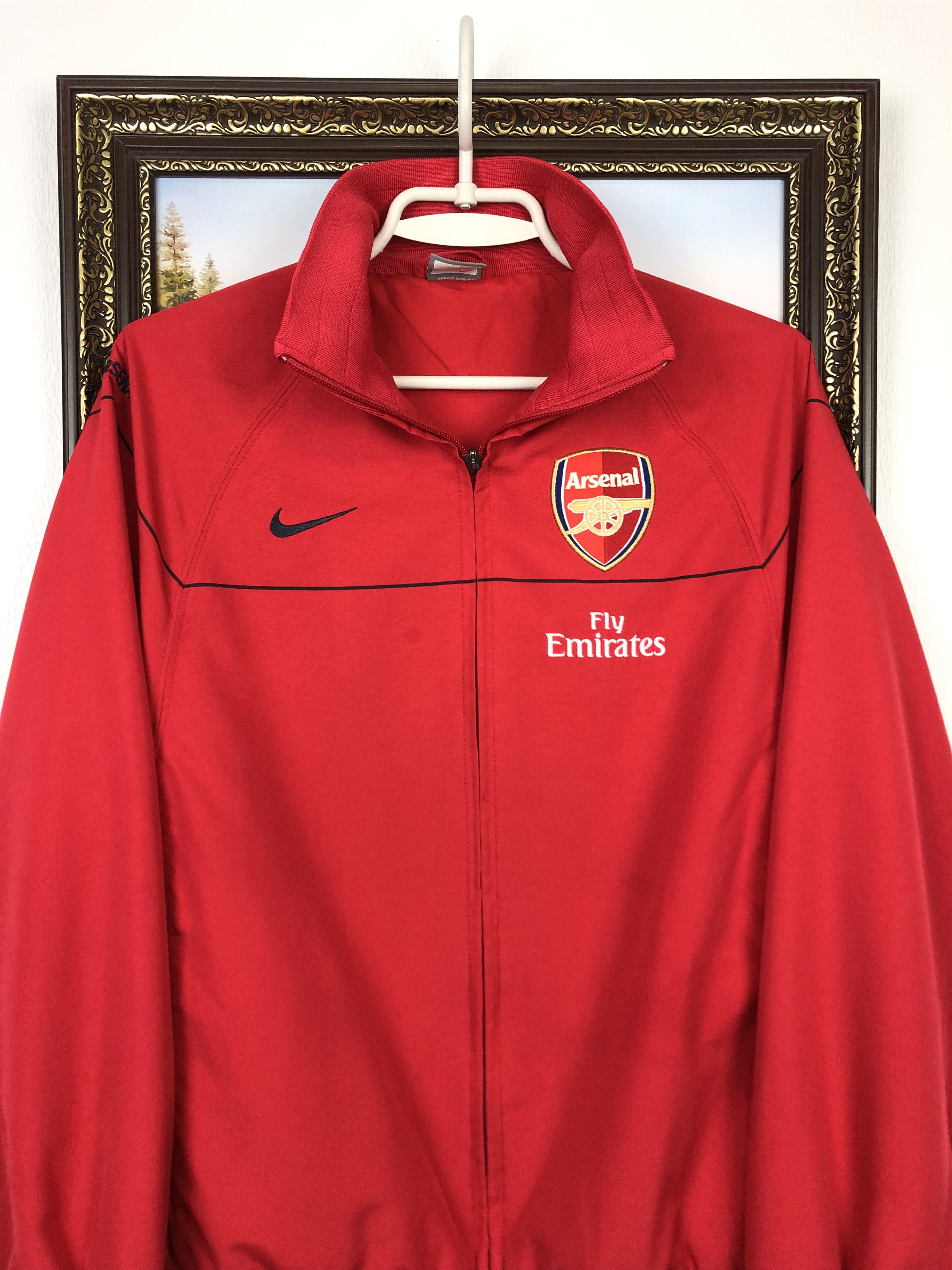 Nike Vintage Nike Arsenal Football Jacket Soccer Track Top Size US S / EU 44-46 / 1 - 2 Thumbnail