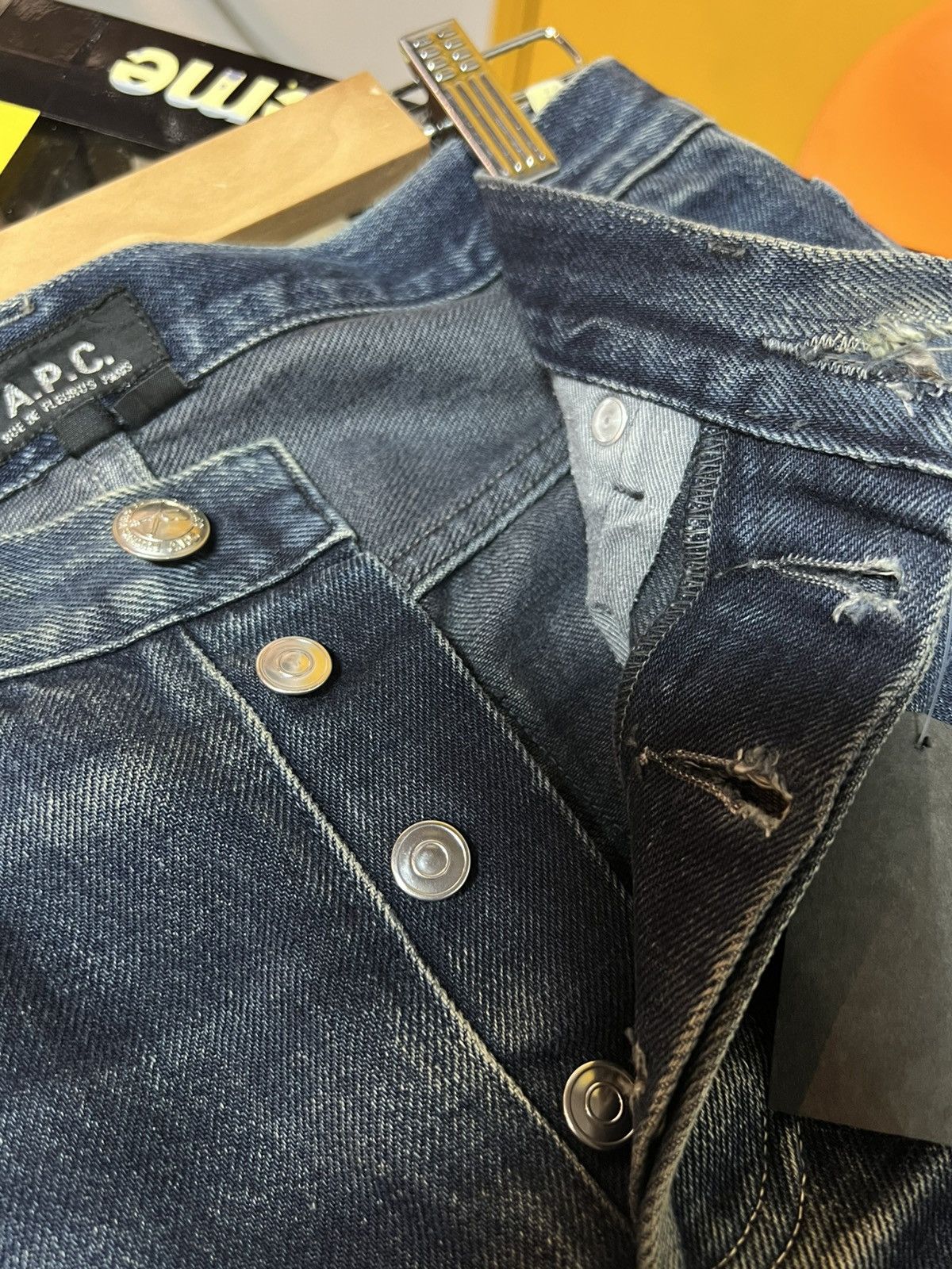 A.P.C. × Japanese Brand A.P.C. Distress Selvedge Denim Size US 30 / EU 46 - 9 Thumbnail