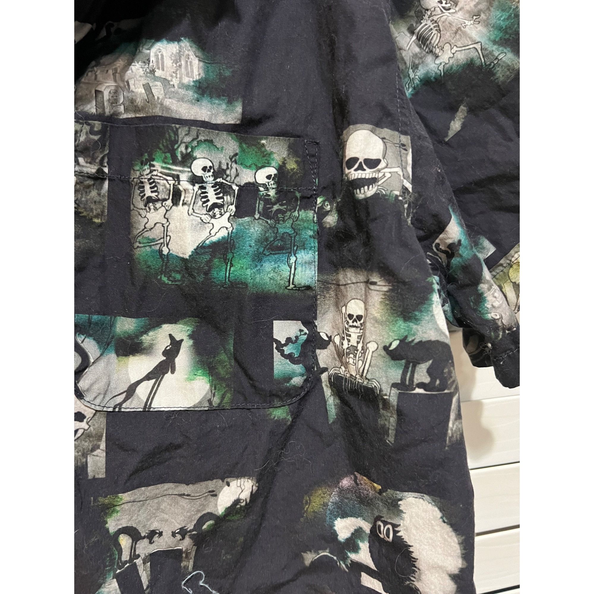 Disney Disney Silly Symphony Skeleton Dance Short Sleeve Button Up Size US M / EU 48-50 / 2 - 2 Thumbnail