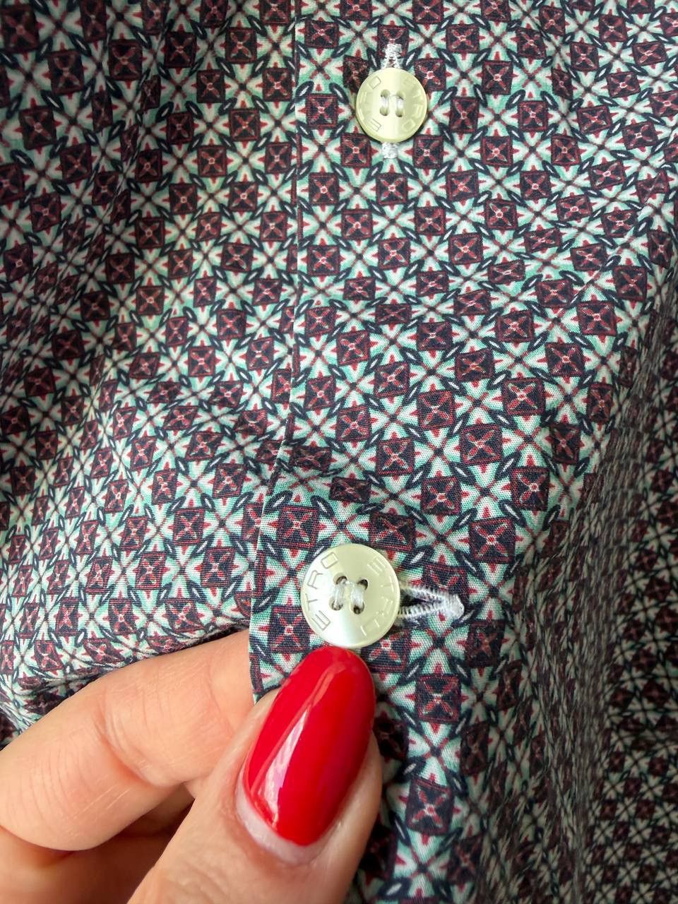 Etro ETRO Shirt Button Up Long Sleeve Paisley Printed S0320 Size US S / EU 44-46 / 1 - 3 Thumbnail