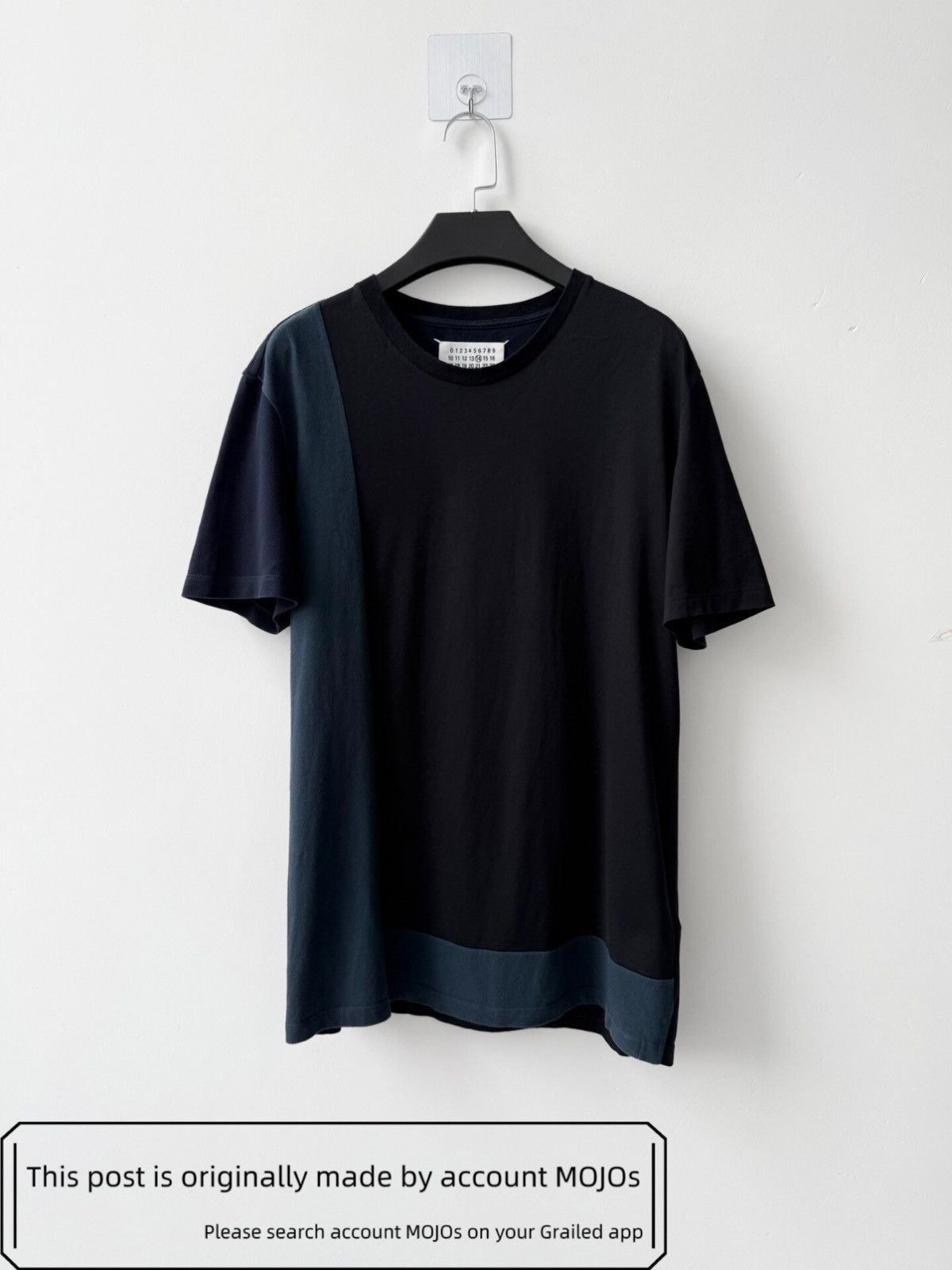 Maison Margiela Sz 48 Maison Margiela 15SS Joint Blue Basic Tee mojos1511 Size US M / EU 48-50 / 2 - 1 Thumbnail