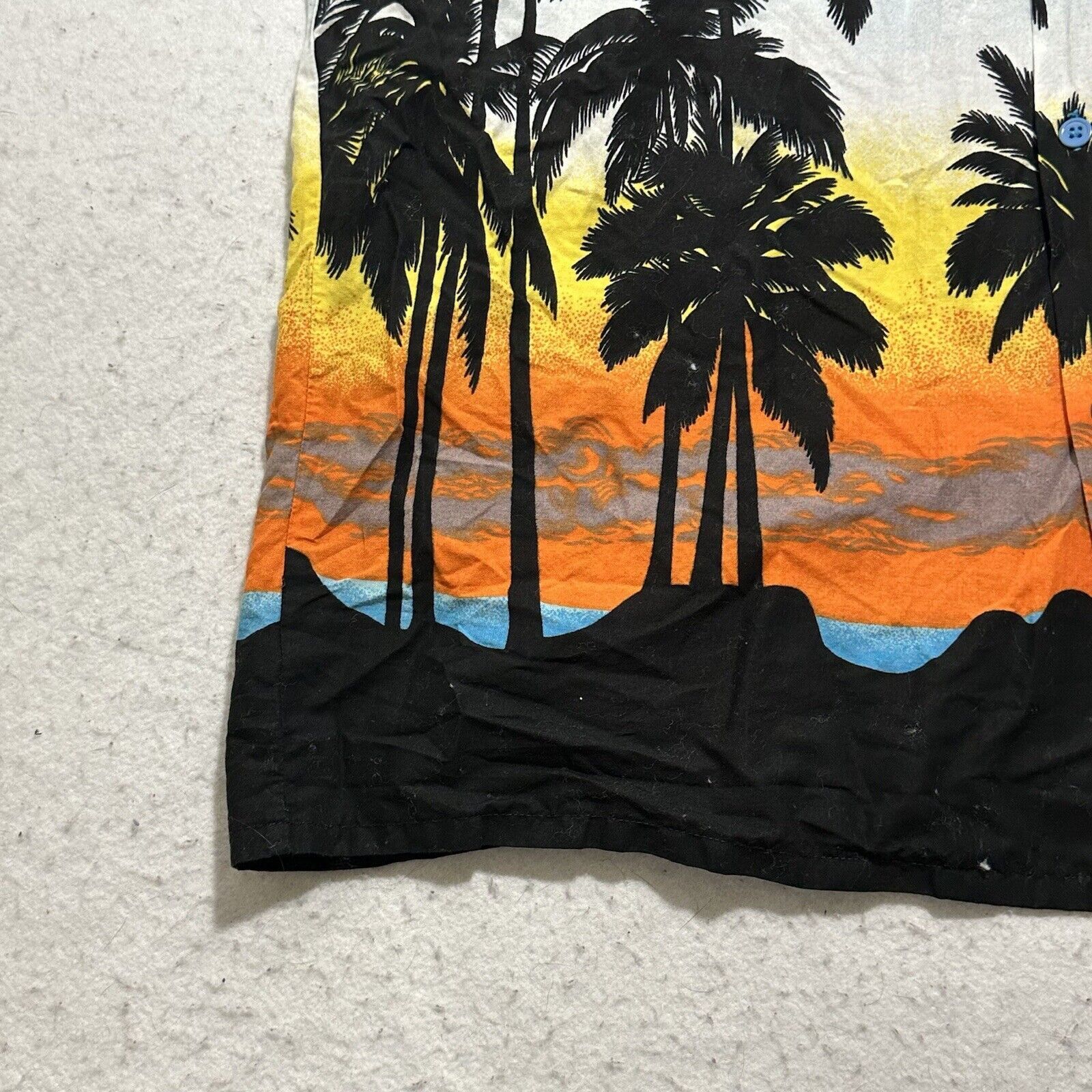 Vintage Dorsett XXL Hawaiian Palm Tree Sunset Button Up Shirt Size US XXL / EU 58 / 5 - 7 Thumbnail