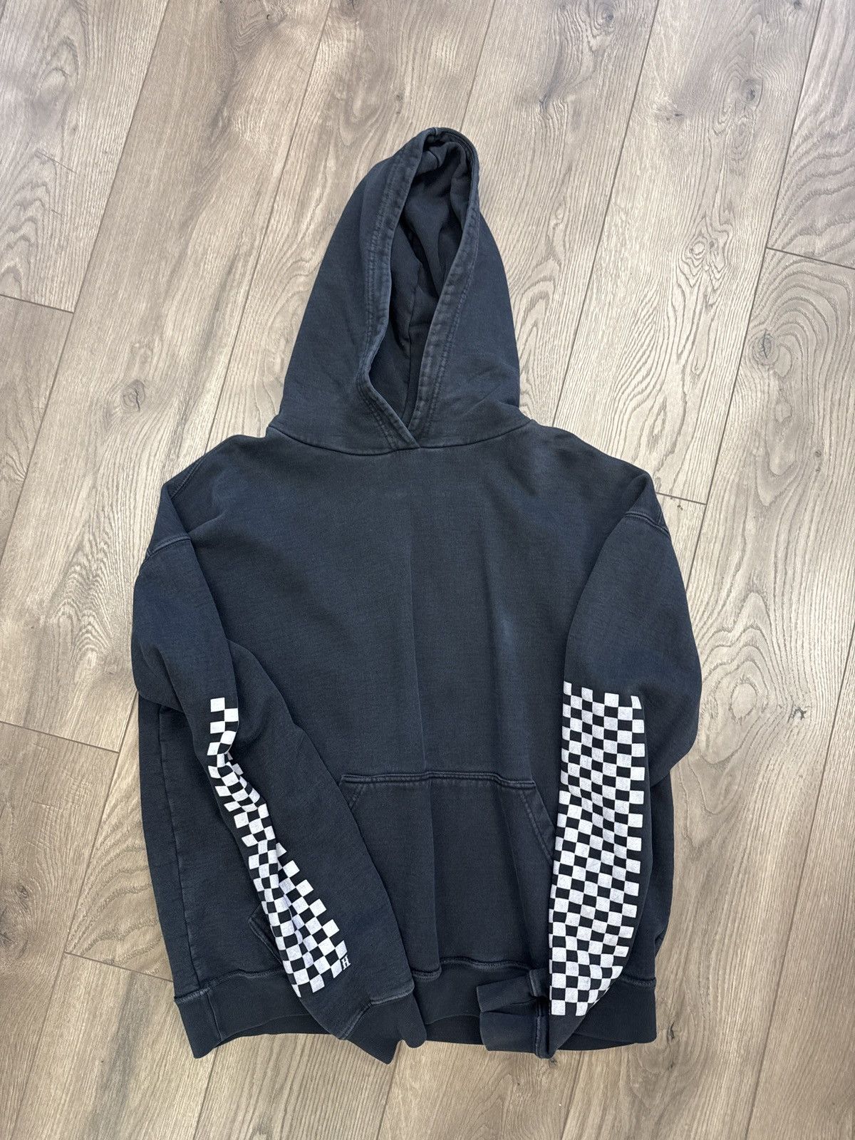 Rhude Rhude back logo hooded sweatshirt black Size US M / EU 48-50 / 2 - 2 Thumbnail