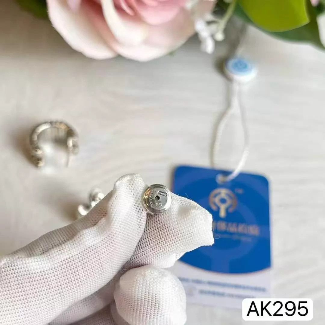 Bottega Veneta BV 925 Silver Earrings AK295 Authenticated Size ONE SIZE - 9 Thumbnail