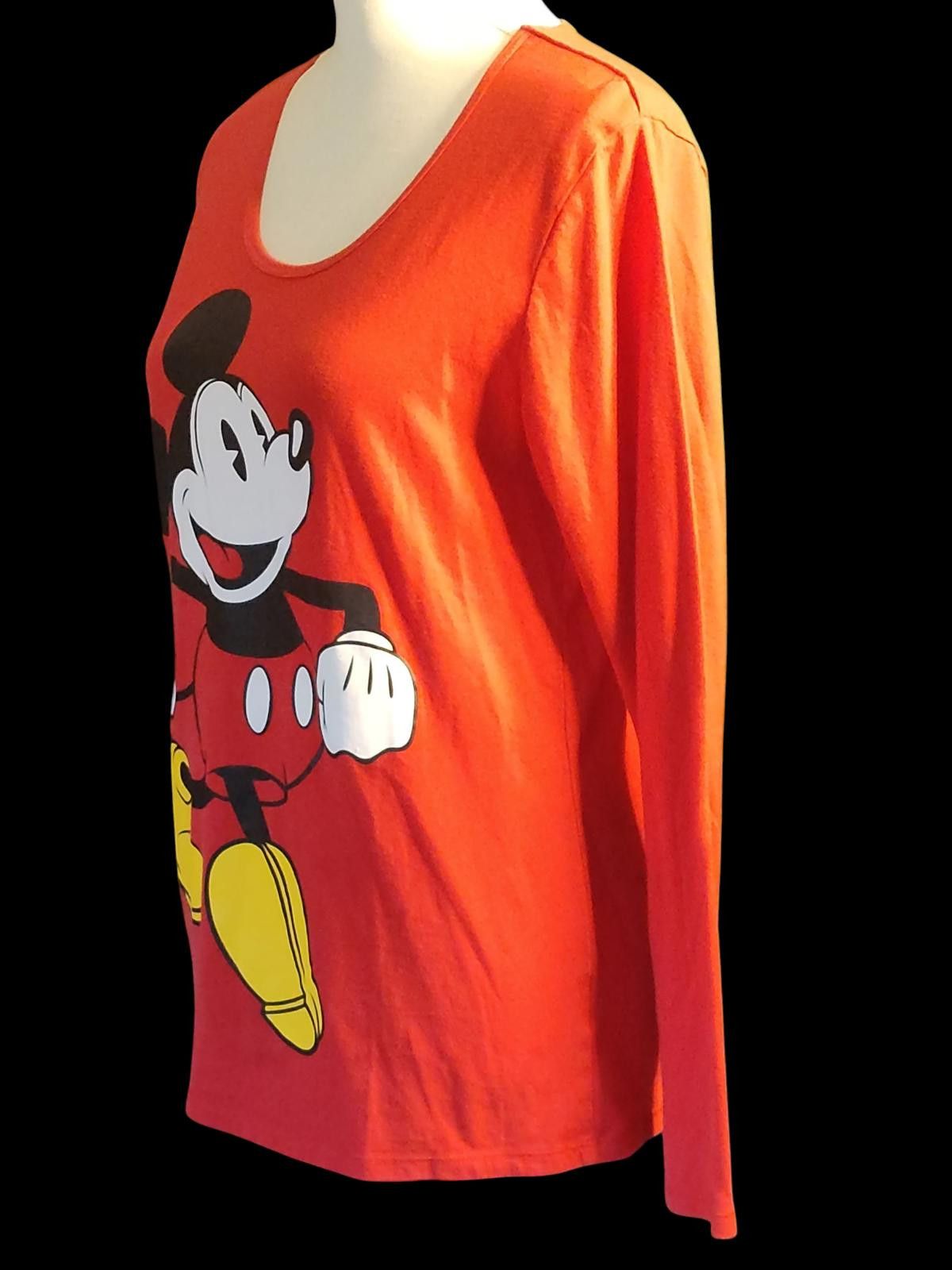 Disney Disney Mickey Mouse Women's Long Sleeve Top Size L / US 10 / IT 46 - 2 Thumbnail