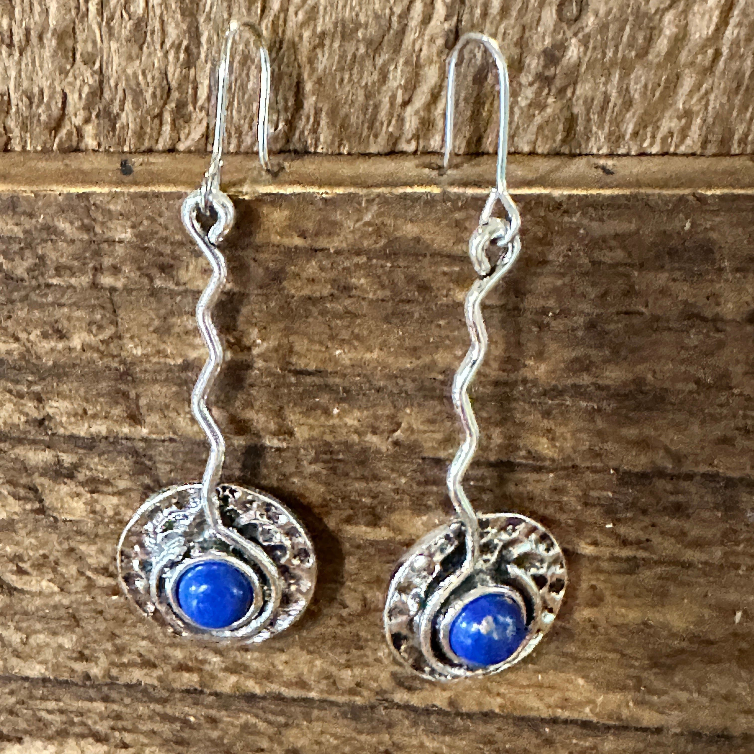 Other Boho Native American Navajo Dangle Wire Earrings, Turquoise Size ONE SIZE - 6 Thumbnail