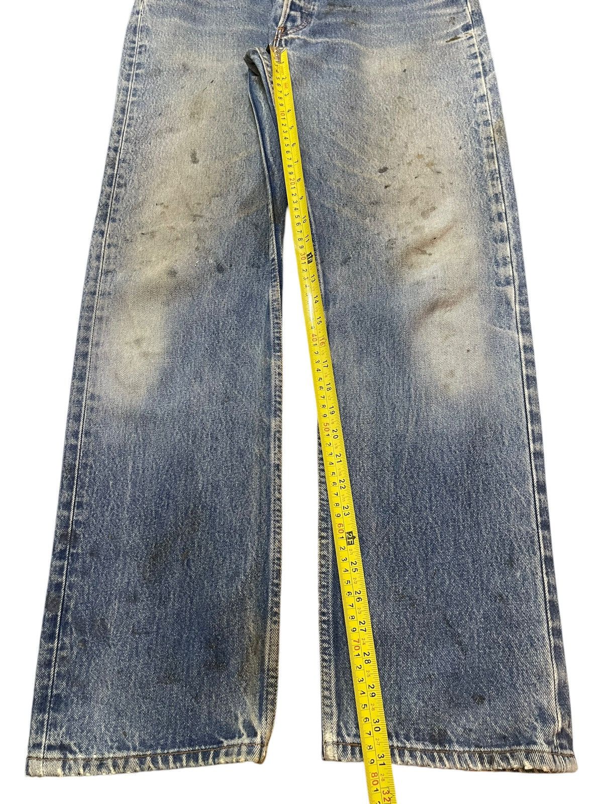 Levi's Vintage 90s Levis 501 Mud Faded Wash Style Loose Jeans Size US 32 / EU 48 - 13 Thumbnail