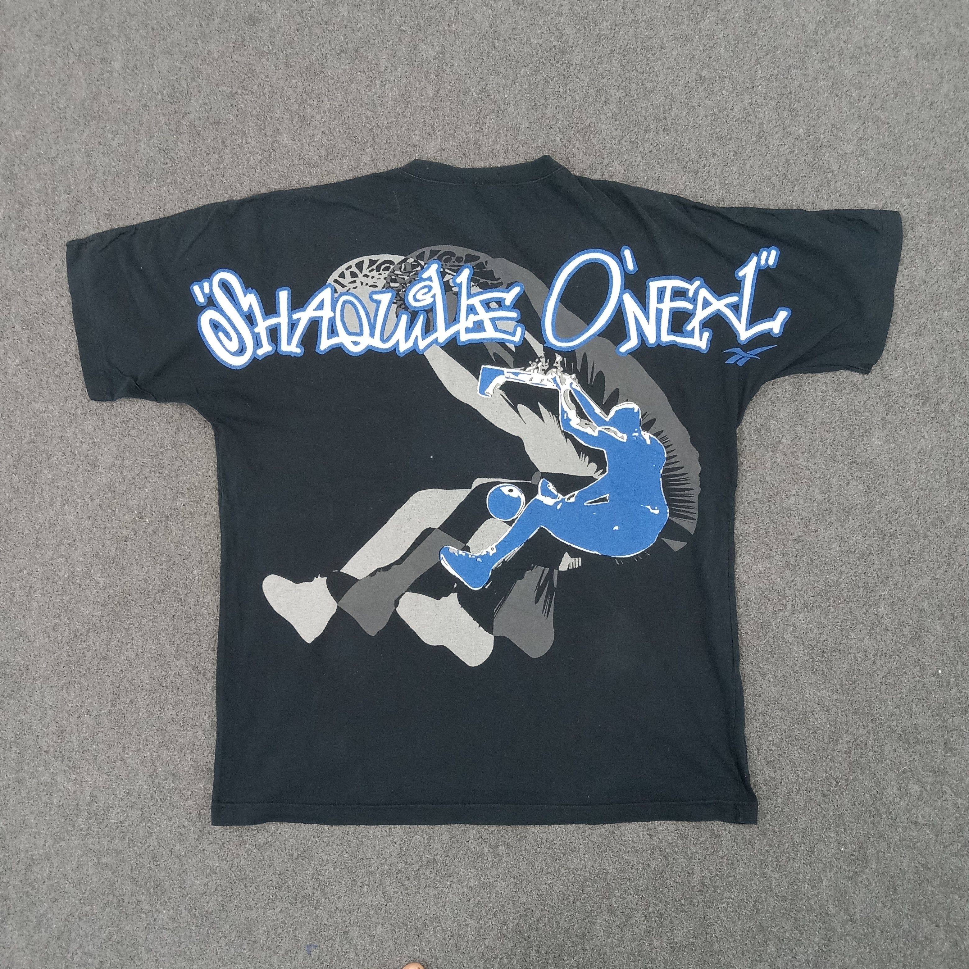 NBA × Reebok × Vintage Reebok Shaulie Oneal American NBA Players Tshirt Size US XL / EU 56 / 4 - 1 Thumbnail