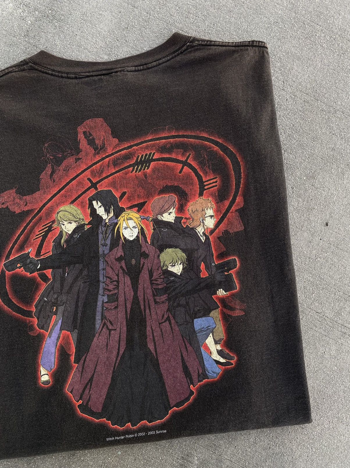 image of Anima x Movie Vintage Witch Hunter Robin Anime in Black, Men's (Size XL)