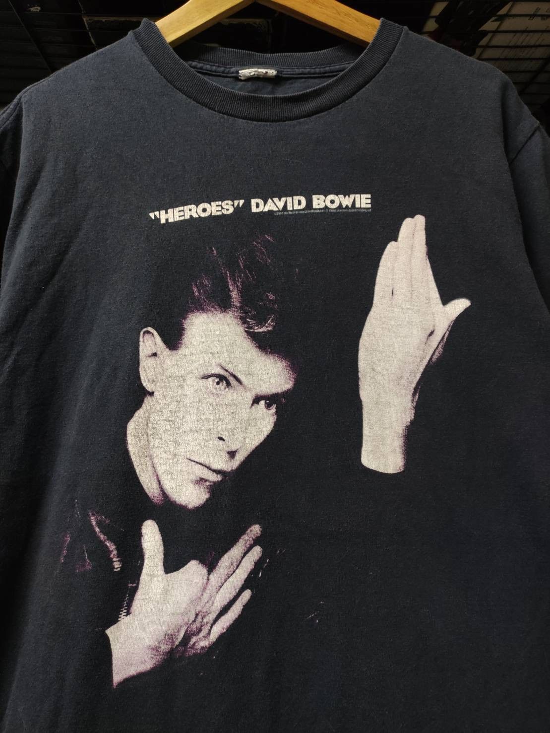 David Bowie HEROES Tシャツ(未開封) David Bowie Heroes Earls Court 1978 T-Shirt OFFICIAL | eBay