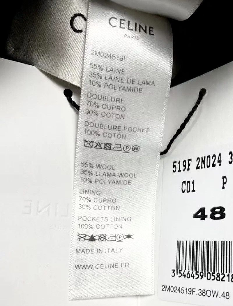 Celine × Hedi Slimane 19FW Prince of Wales Chesterfield Coat sz50/52 Size US M / EU 48-50 / 2 - 25 Thumbnail
