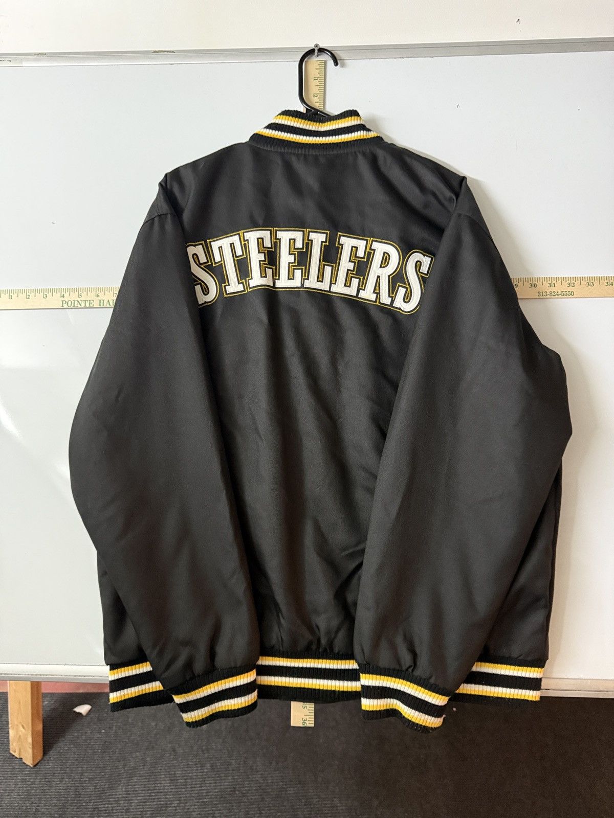 NFL Vintage 80s Pittsburgh Steelers NFL Football Jacket Size US XL / EU 56 / 4 - 6 Thumbnail