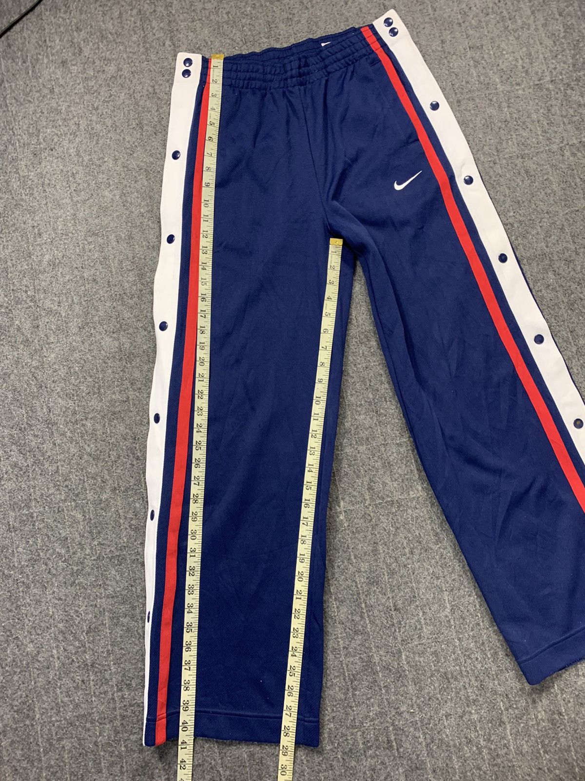Nike Hype 90s Nike Track Jogger Pant Side Snap Button Design Size US 32 / EU 48 - 13 Thumbnail