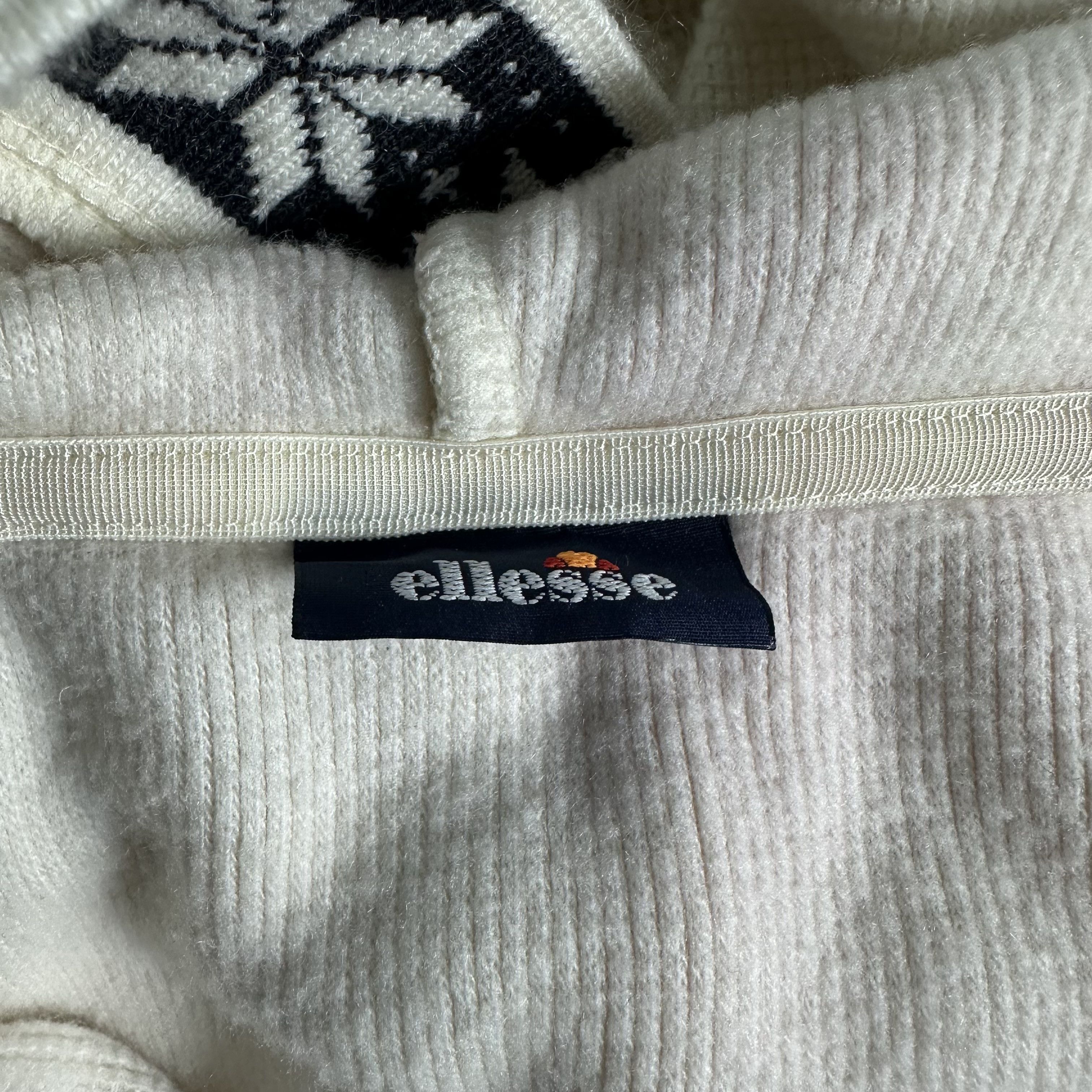 Ellesse × Vintage 🔥RARE🔥Vintage Ellesse Knit Hoodie Sweater Size L / US 10 / IT 46 - 7 Thumbnail