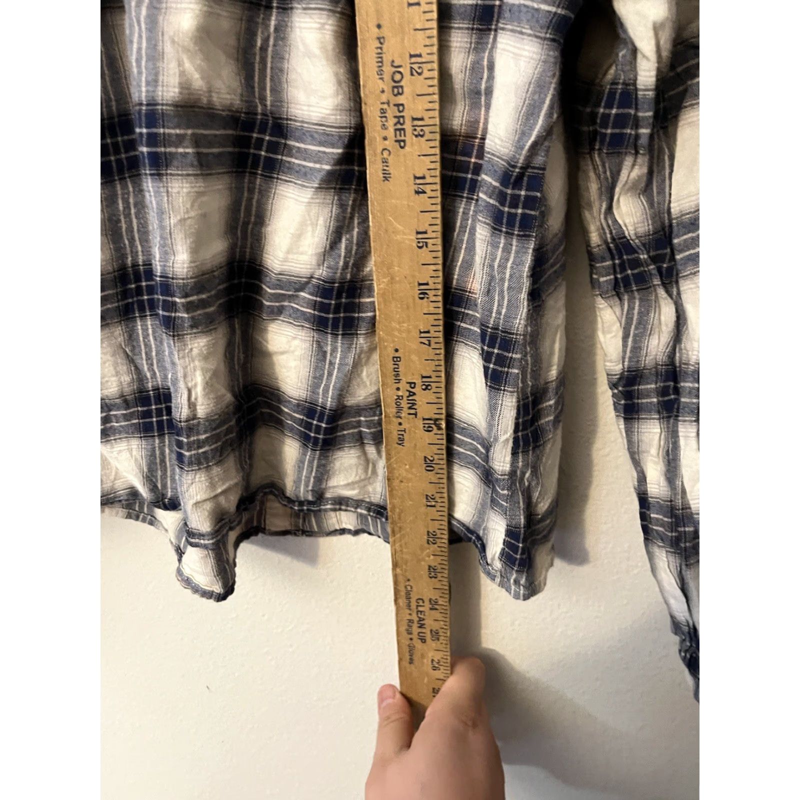 H&M H&M Blouse Plaid Multicolor Long Sleeve Womens Ruffled Crew Button Down Size S Size S / US 4 / IT 40 - 4 Thumbnail