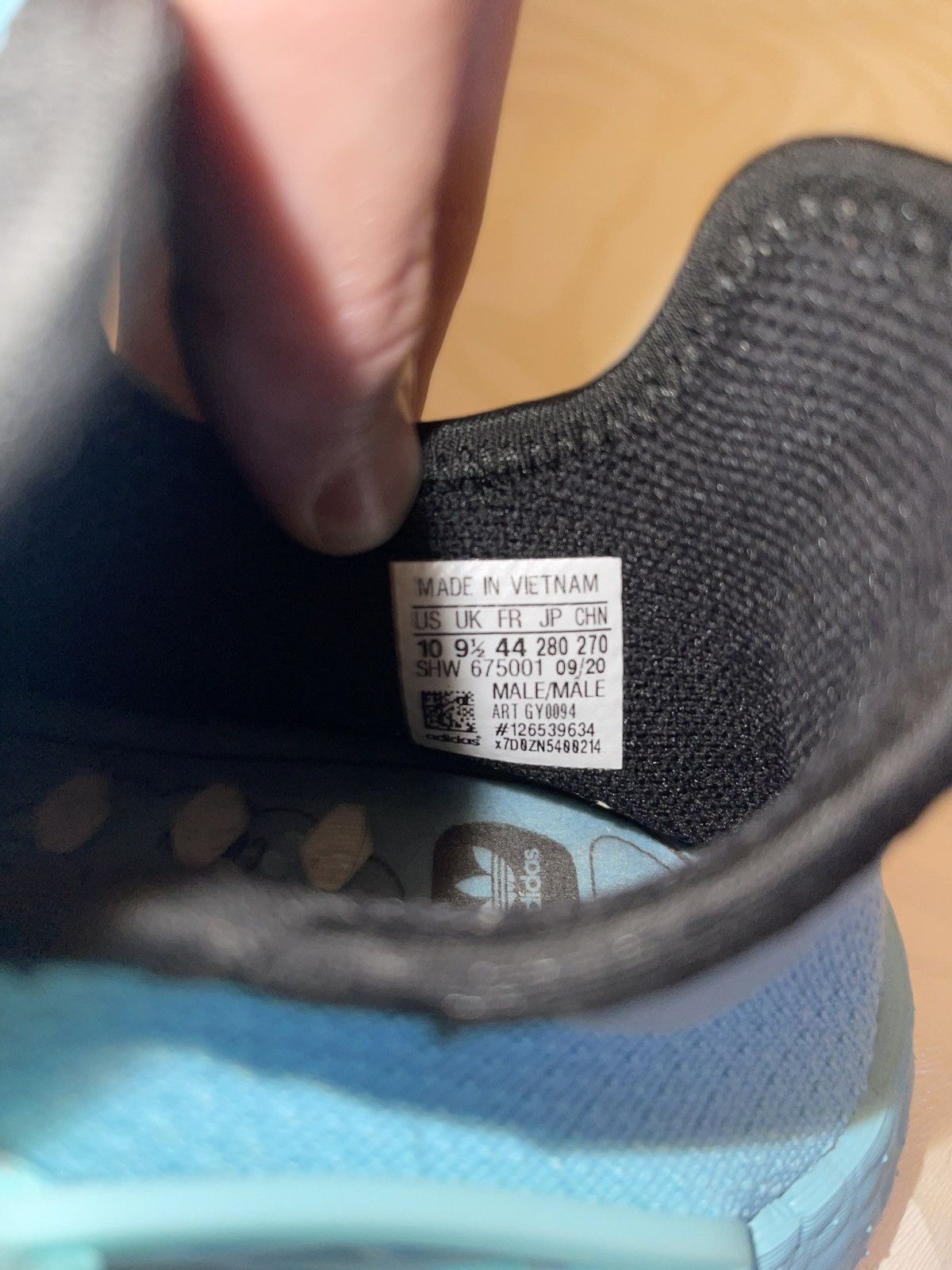 Adidas × Pharrell Adidas NMD Hu Pharrell Williams ‘Aqua’ Size 10.5 Size US 10.5 / EU 43-44 - 6 Thumbnail
