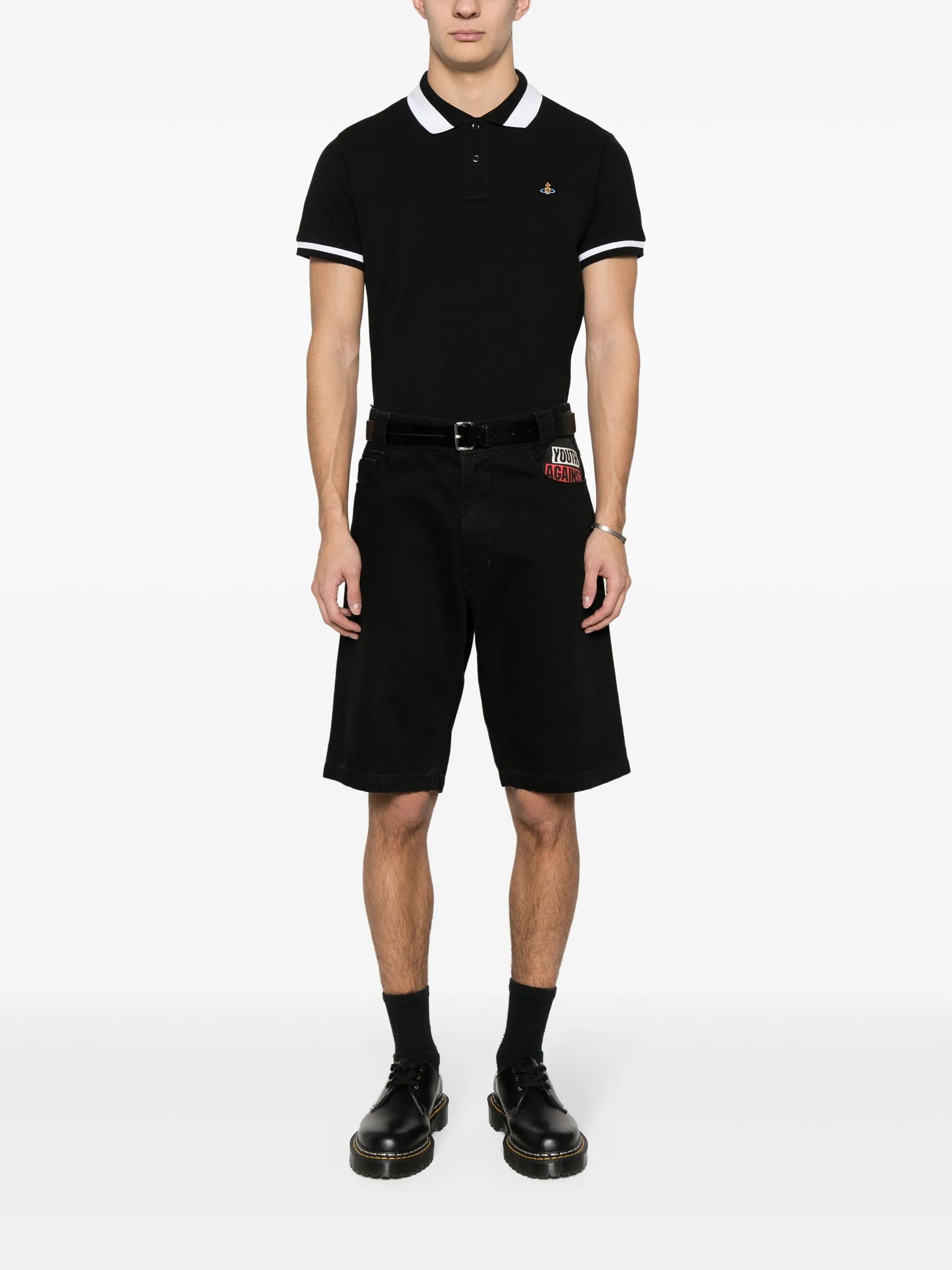 Vivienne Westwood o1f1d3z0525 Polo Shirt in Black Size US S / EU 44-46 / 1 - 2 Thumbnail