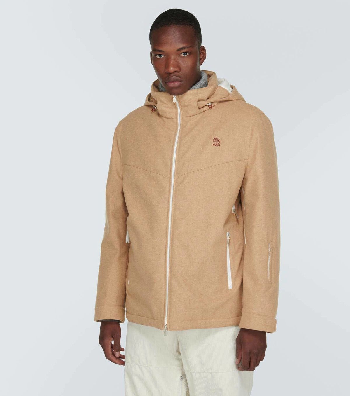Brunello Cucinelli 0924 Goose Padded Jacket in Light Beige Size US XS / EU 42 / 0 - 3 Thumbnail