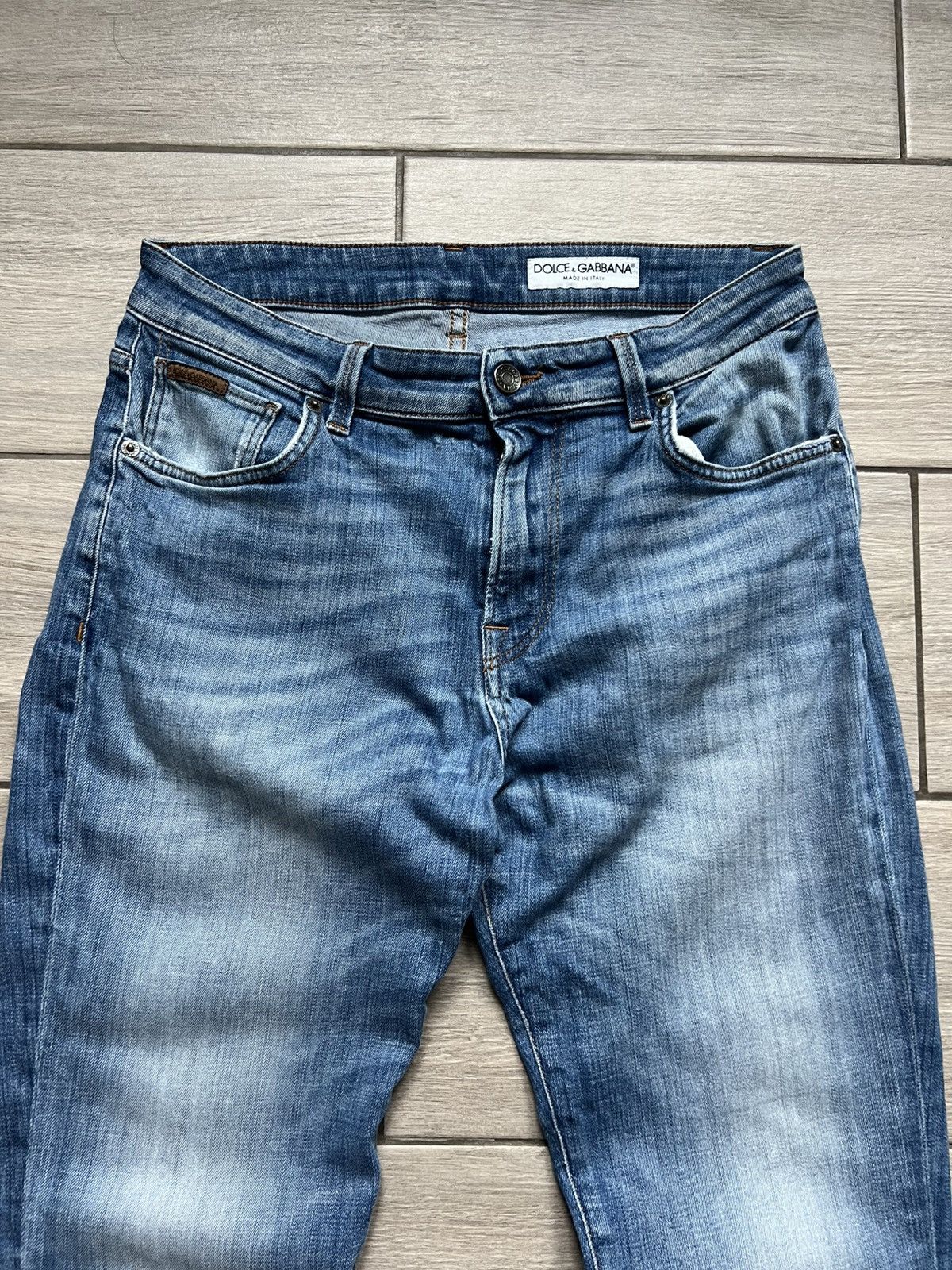 Dolce & Gabbana Vintage Dolce & Gabbana Denim Pants Mini Logo S Size Size US 31 - 6 Thumbnail