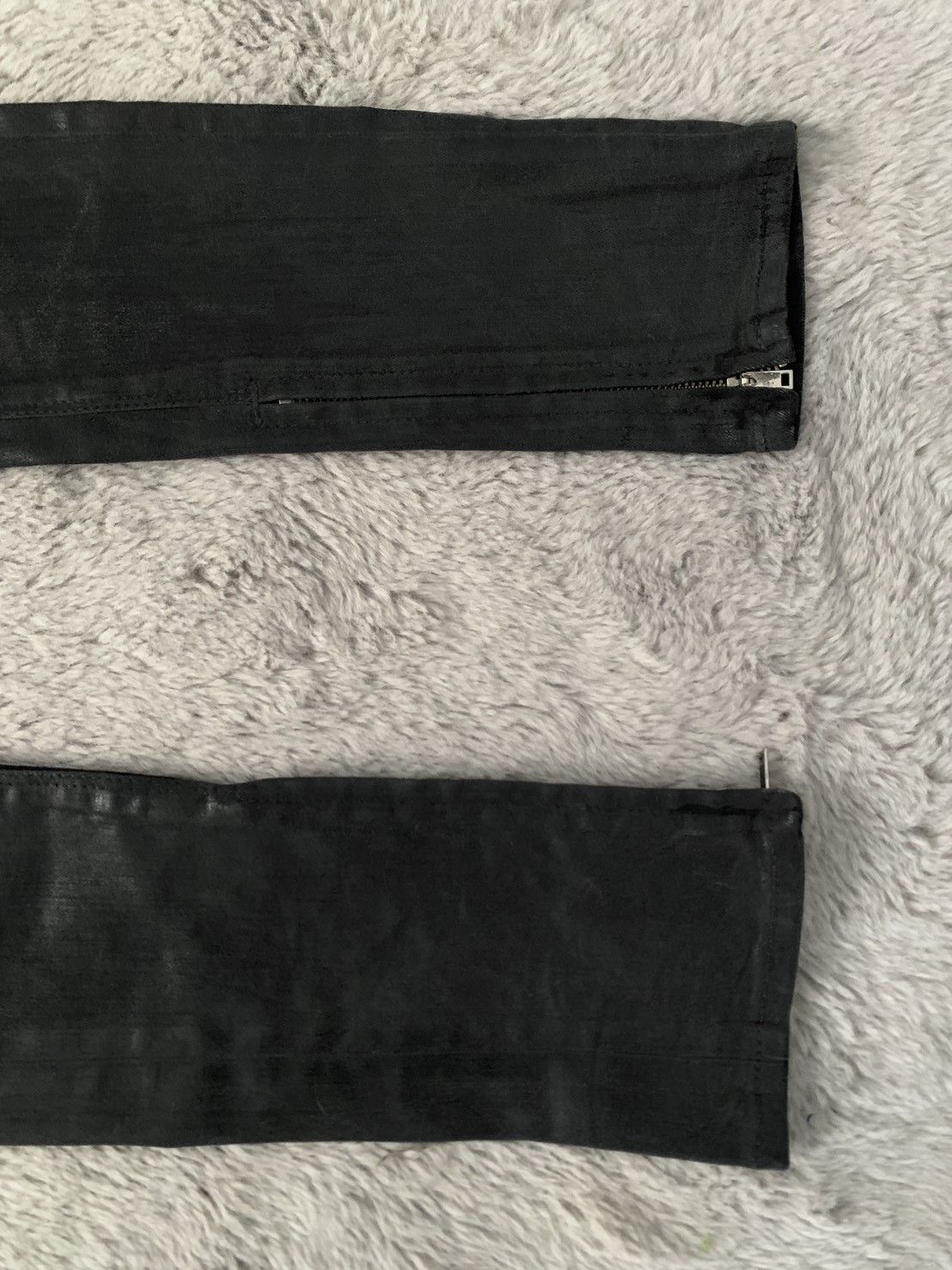 GOSTAR DE FUGA FUGA Waxed Vomit Splash Demon Fit Flared Jeans Size US 31 - 5 Thumbnail