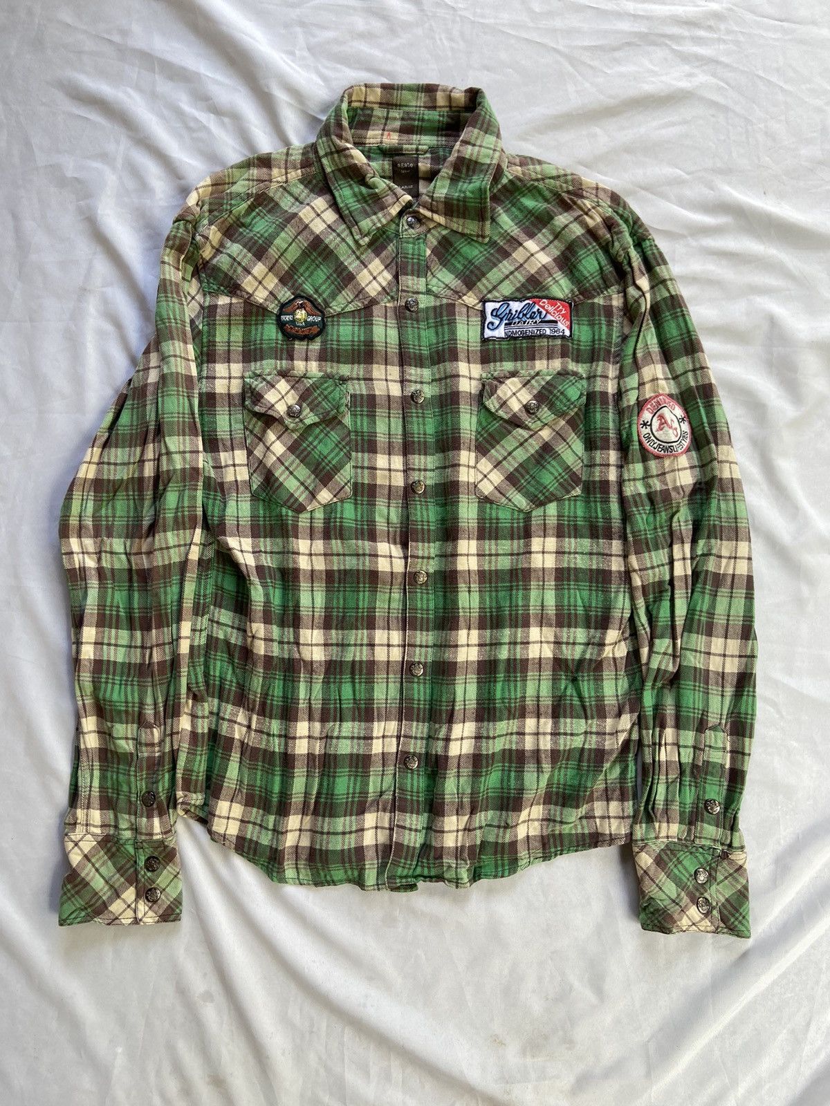 If Six Was Nine JAPANESE AGATE LABEL ROCK BUTTON BUTTON DOWN SHIRT Size US L / EU 52-54 / 3 - 1 Thumbnail