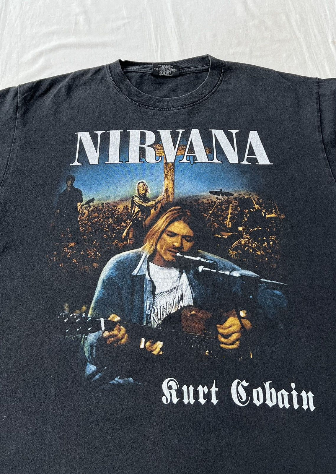 Band Tees Vintage 90s Nirvana Kurt Cobain MTV Unplugged Boot Size US L / EU 52-54 / 3 - 5 Thumbnail