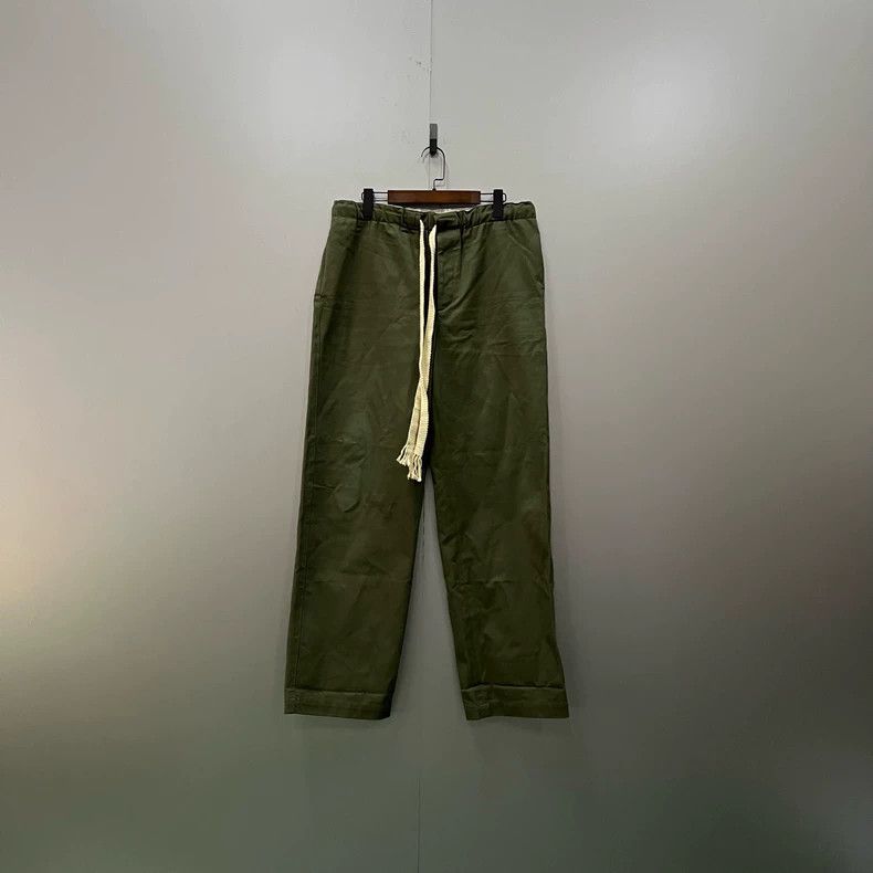 Loewe LOEWE sizeL Military green striped trousers Size 34" / US 12 / IT 48 - 1 Thumbnail