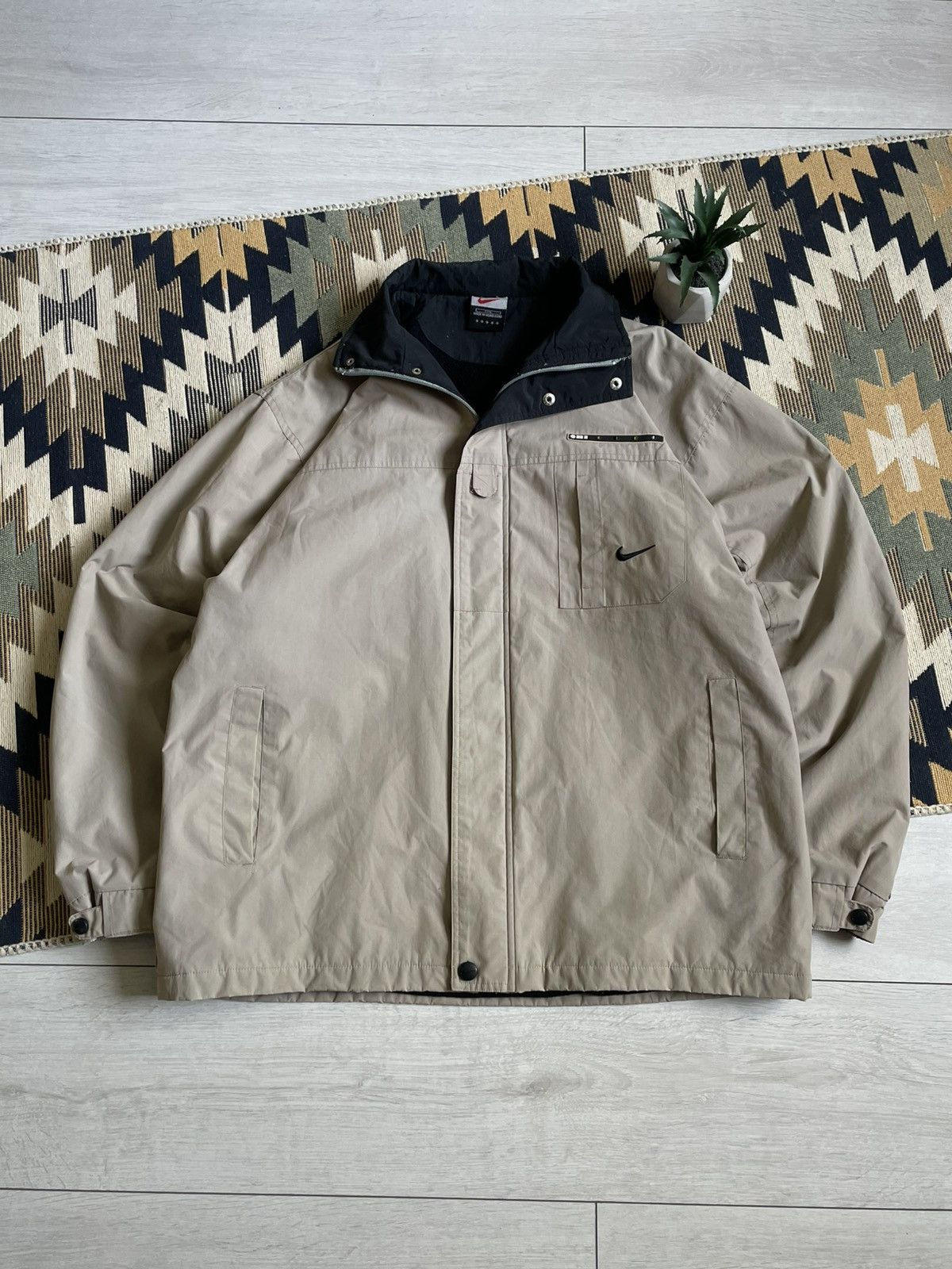 ジャケット・アウター 00s y2k nike alpha project anorak jacket Rare!!! Vintage NIKE ALPHA PROJECT Small Swoosh Sportswear
