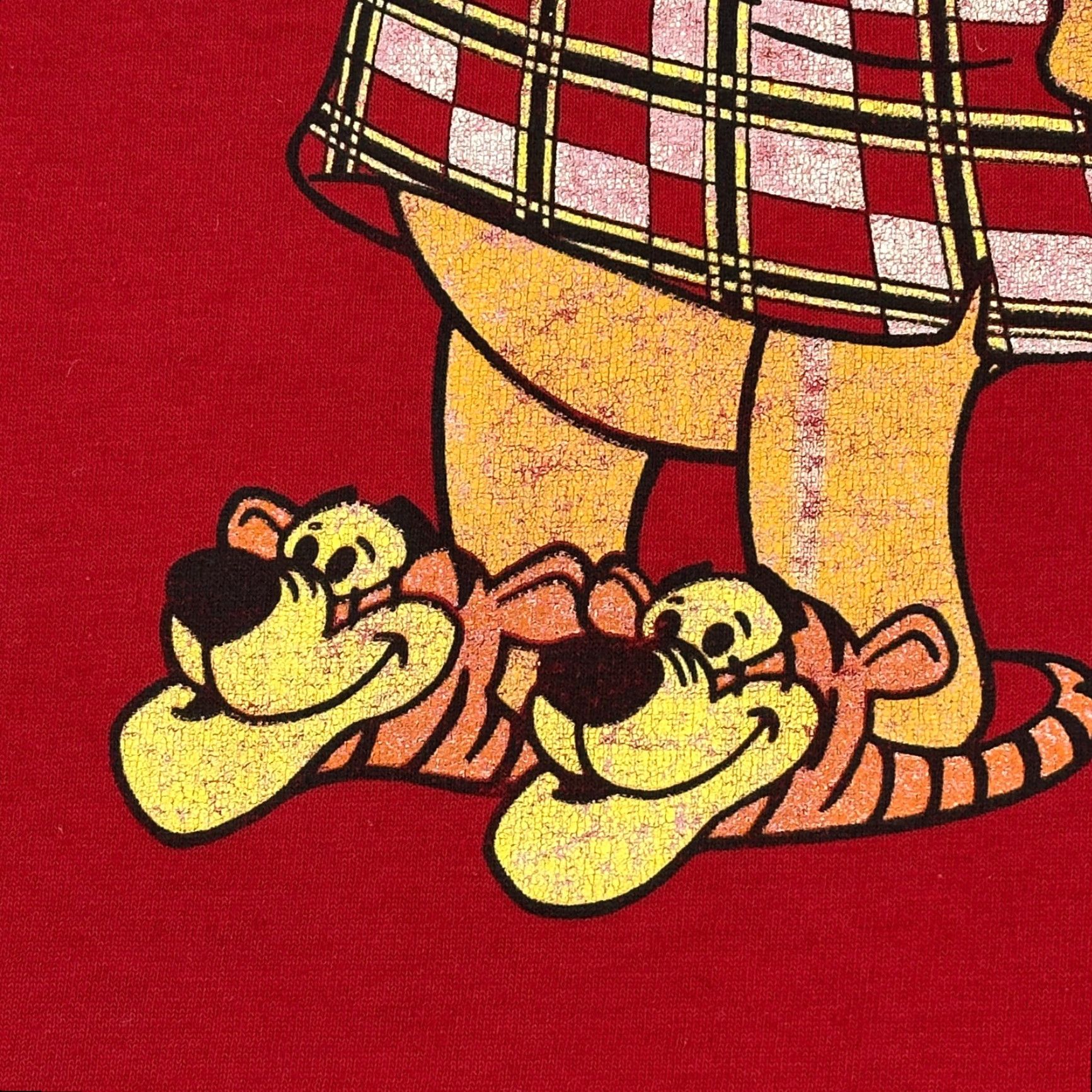 Disney VINTAGE Disney Winnie The Pooh Sleep Shirt Women's One Size Red Knit Cotton Logo 90s Cartoon Classic 80s 90s Womens Sleep Shirt Size ONE SIZE - 4 Thumbnail
