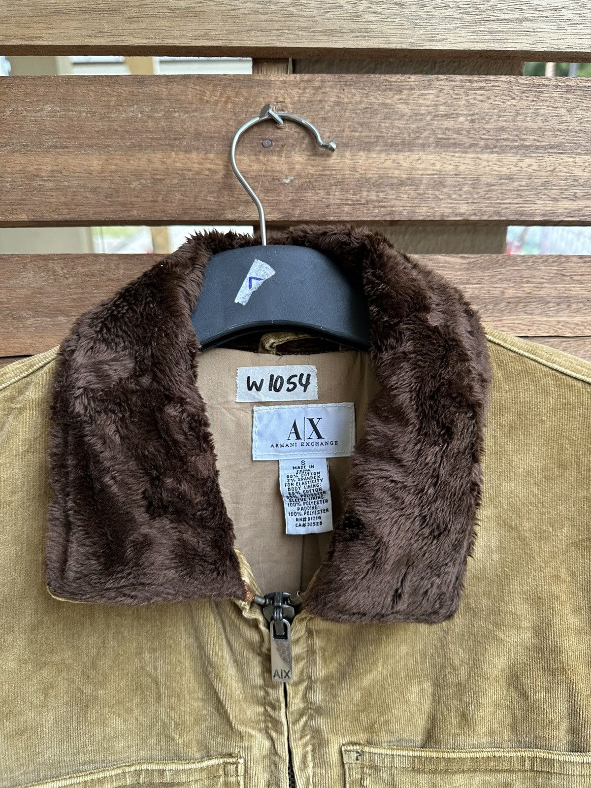 Armani Exchange Vintage Armani Exchange Curdoroy Sherpa Jacket Size US S / EU 44-46 / 1 - 4 Thumbnail