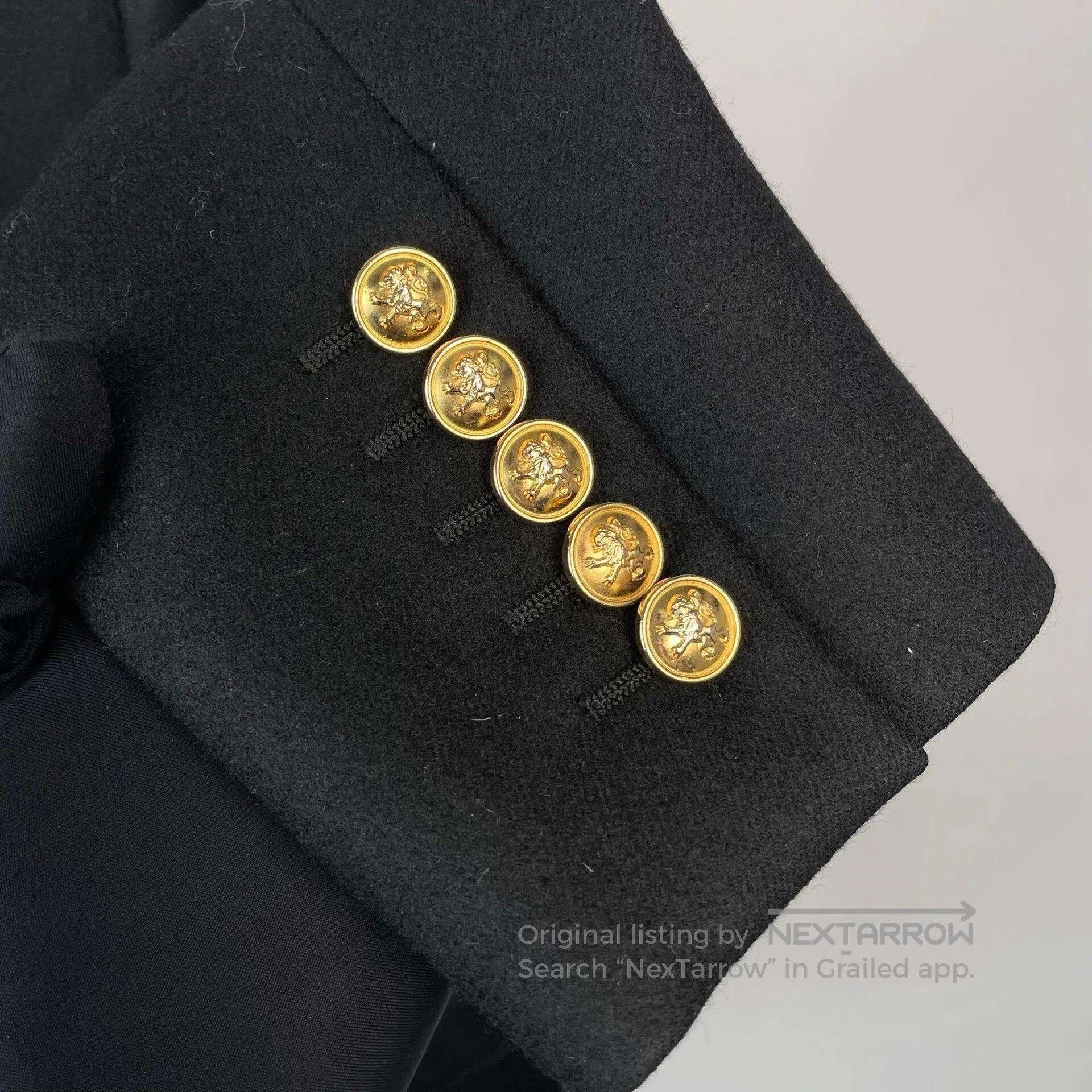 Saint Laurent Paris Saint Laurent Black Wool/Silk Blazer. Size US M / EU 48-50 / 2 - 3 Thumbnail