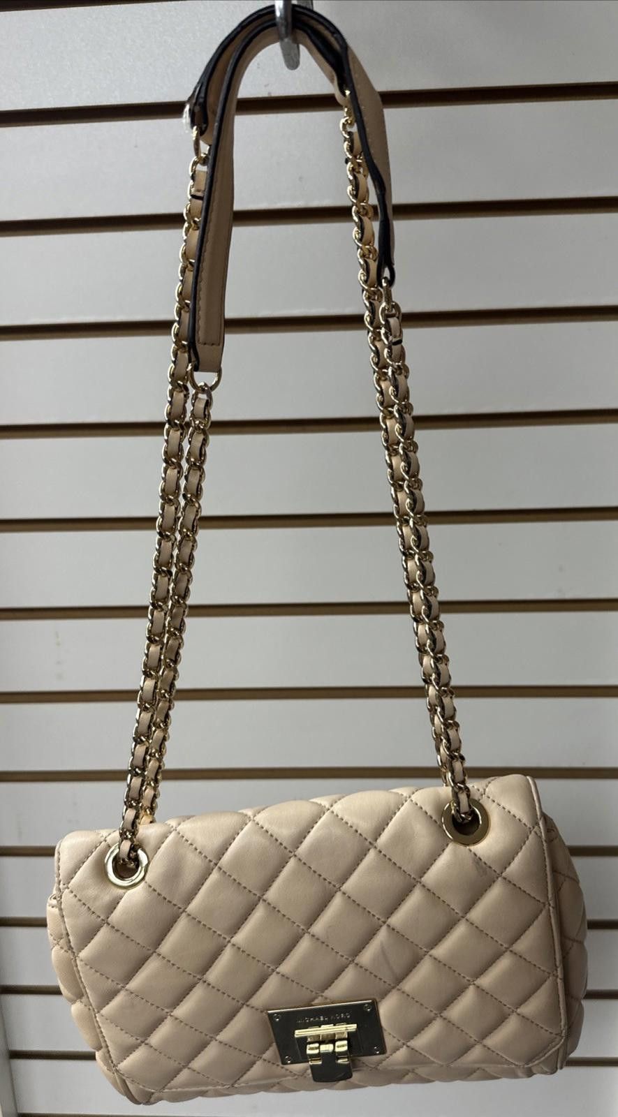 Michael Kors Michael Kors Women Vivianne Leather Quilt Chain Crossbody Size ONE SIZE - 1 Thumbnail