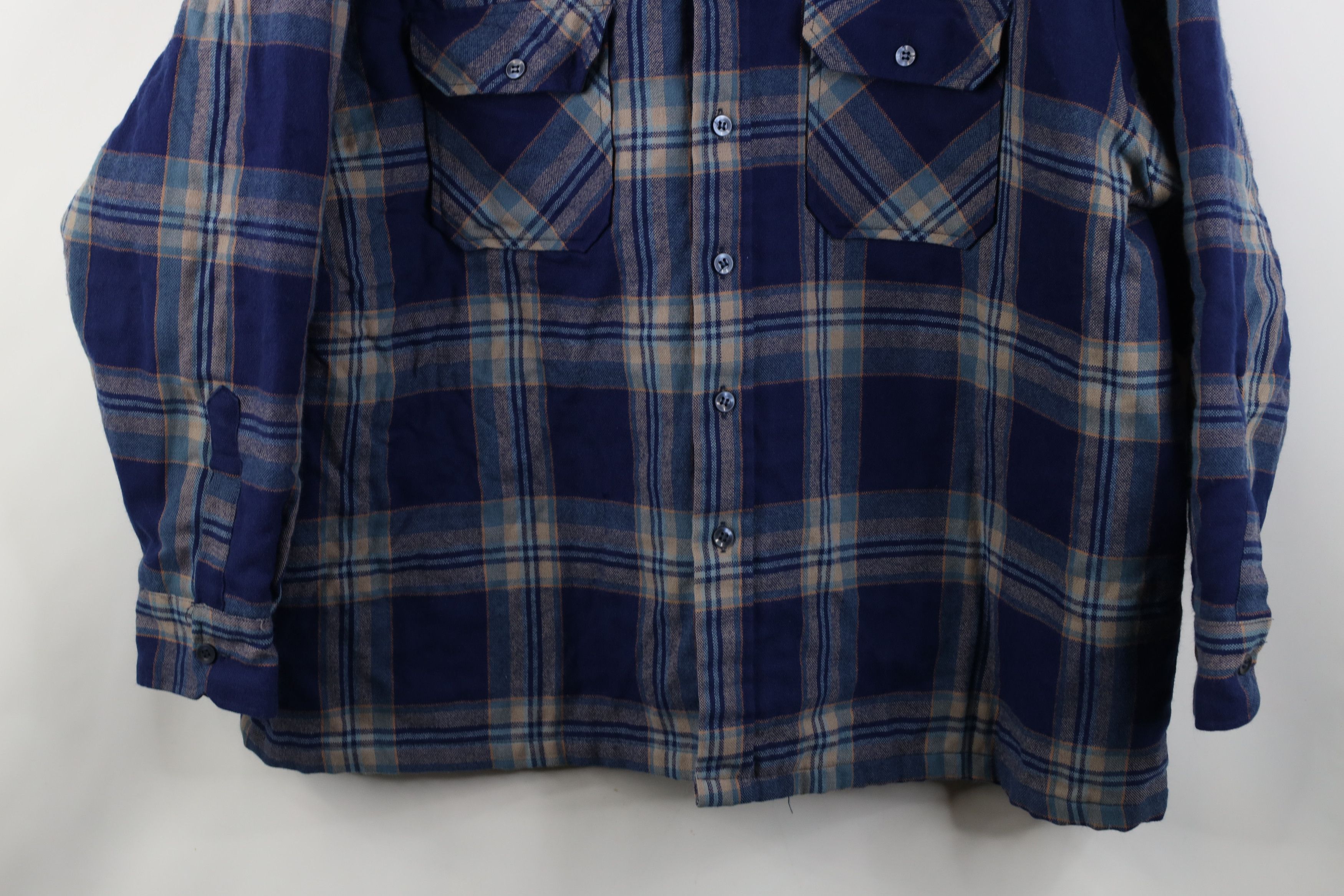 Vintage Vintage 70s 80s Streetwear Button Shirt Jacket Jac Shirt Size US XXL / EU 58 / 5 - 3 Thumbnail