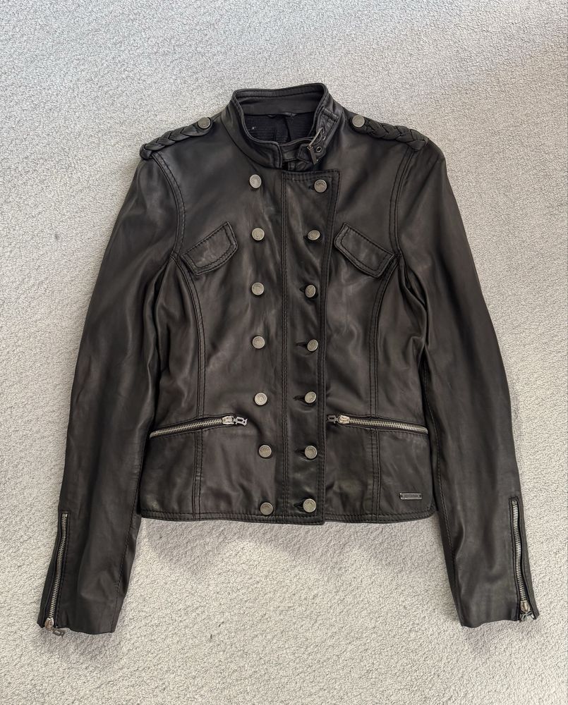 John Galliano John Galliano Leather Jacket Size S / US 4 / IT 40 - 2 Thumbnail