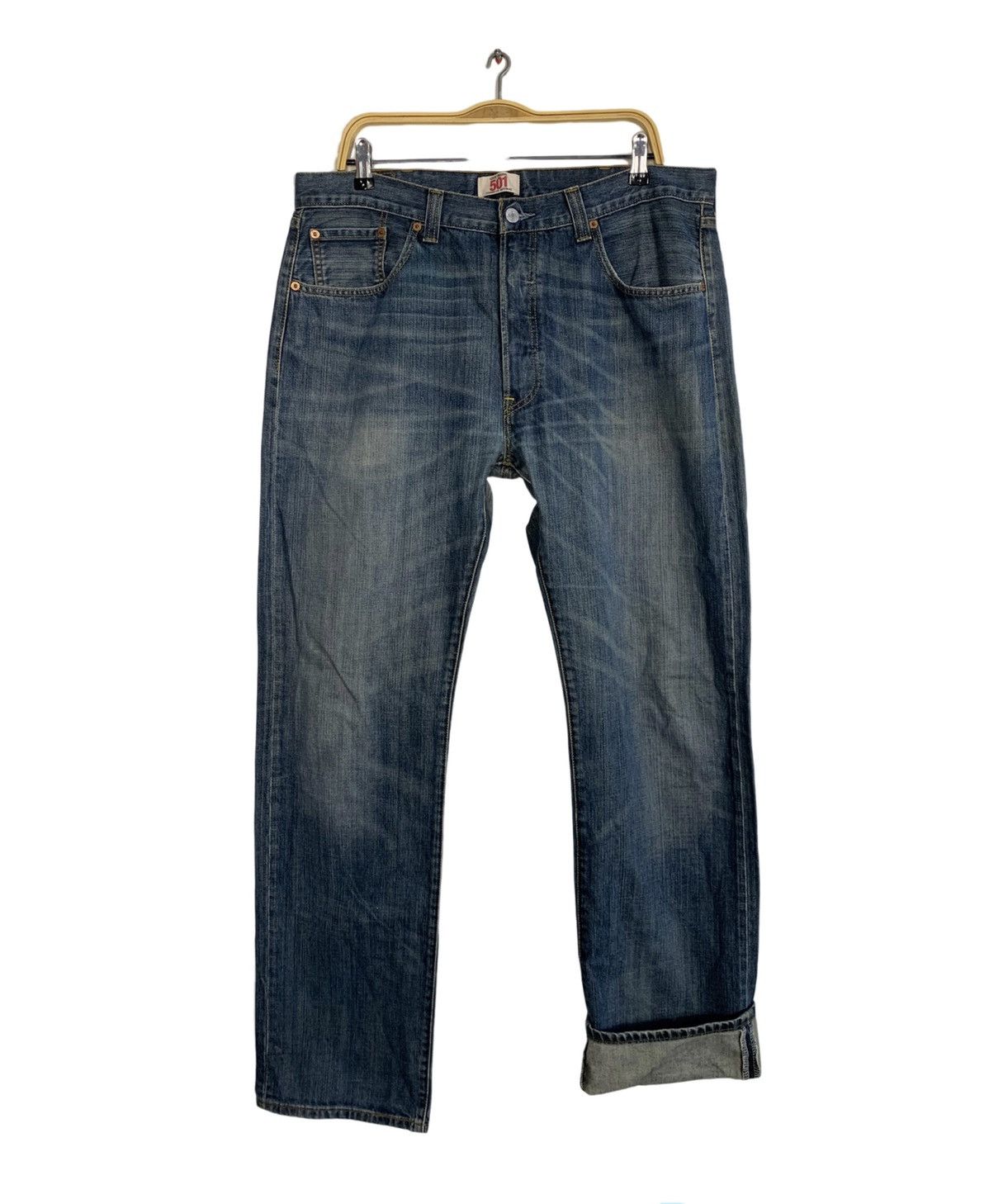 Levi's 90s Levi’s Strauss Lot 501 Regular Cut Buttonfly Indigo Jean Size US 36 / EU 52 - 1 Thumbnail