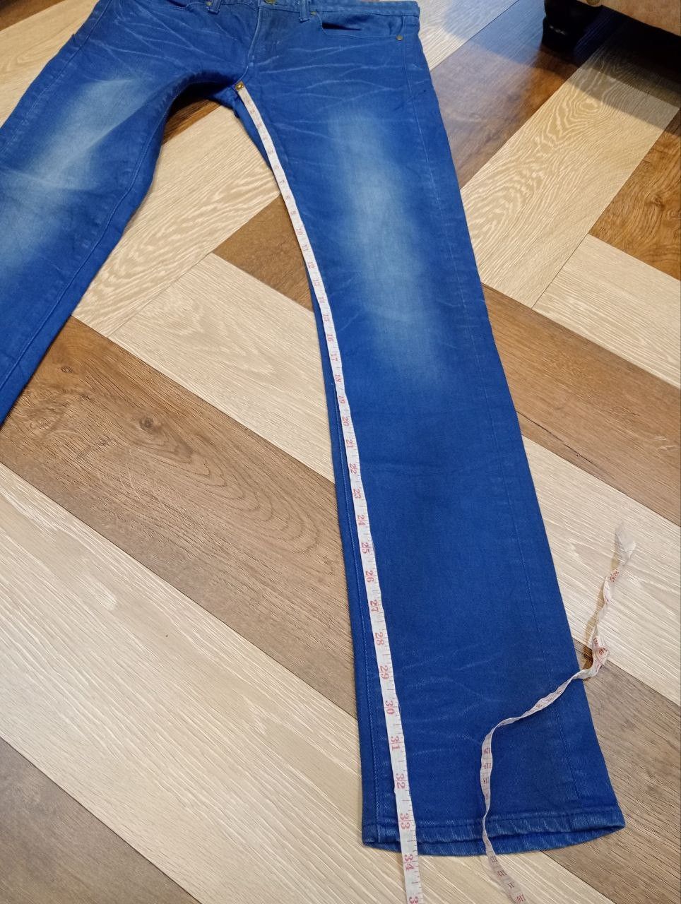 GOSTAR DE FUGA JAPANESE FUGA BLUE WASHED JEANS Size US 34 / EU 50 - 14 Thumbnail