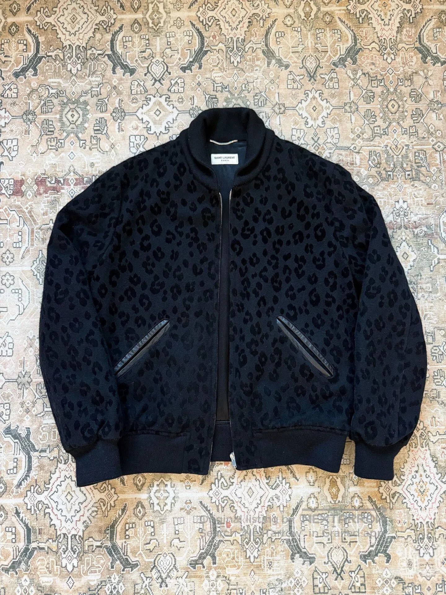 Saint Laurent Paris Saint Laurent Paris Leopard Bomber Jacket. Size US M / EU 48-50 / 2 - 1 Thumbnail