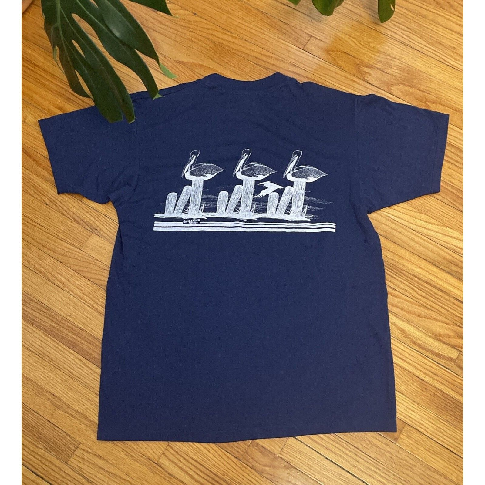 Hanes Vintage 80s 90s Large Myrtle Beach SC Pelican Beach Single S Size US L / EU 52-54 / 3 - 2 Thumbnail