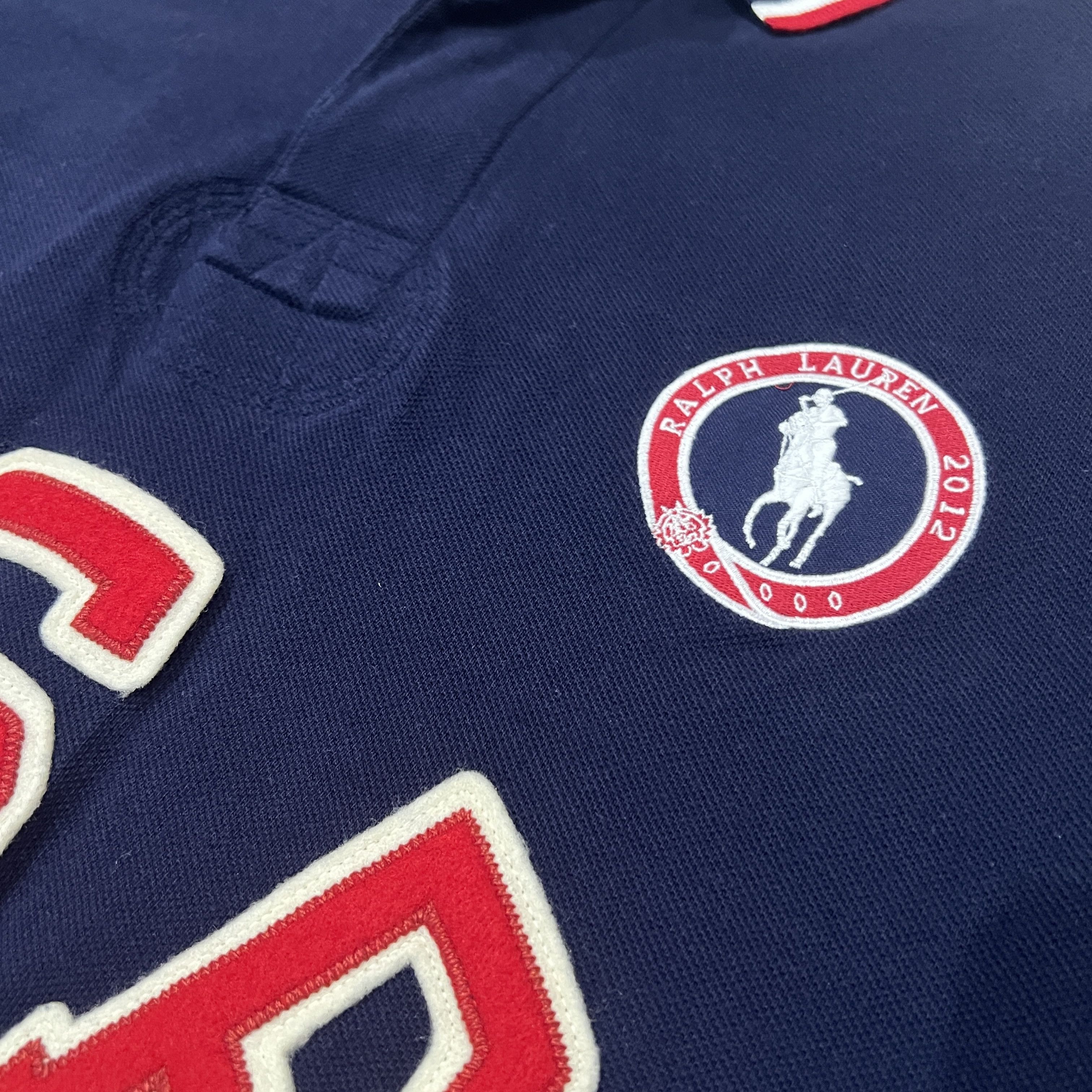 Polo Ralph Lauren Vintage Y2K Chief Keef Ralph Lauren USA Olympics 2012 Polo Size US XXL / EU 58 / 5 - 6 Thumbnail